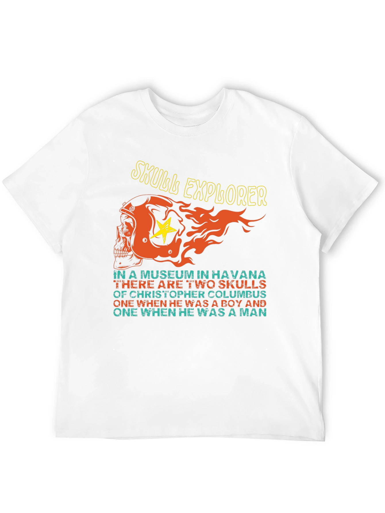 Skull Explorer Havana Museum Mens Graphic Tee