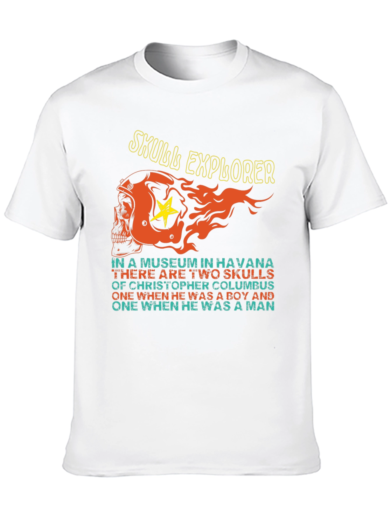Skull Explorer Havana Museum Mens Graphic Tee