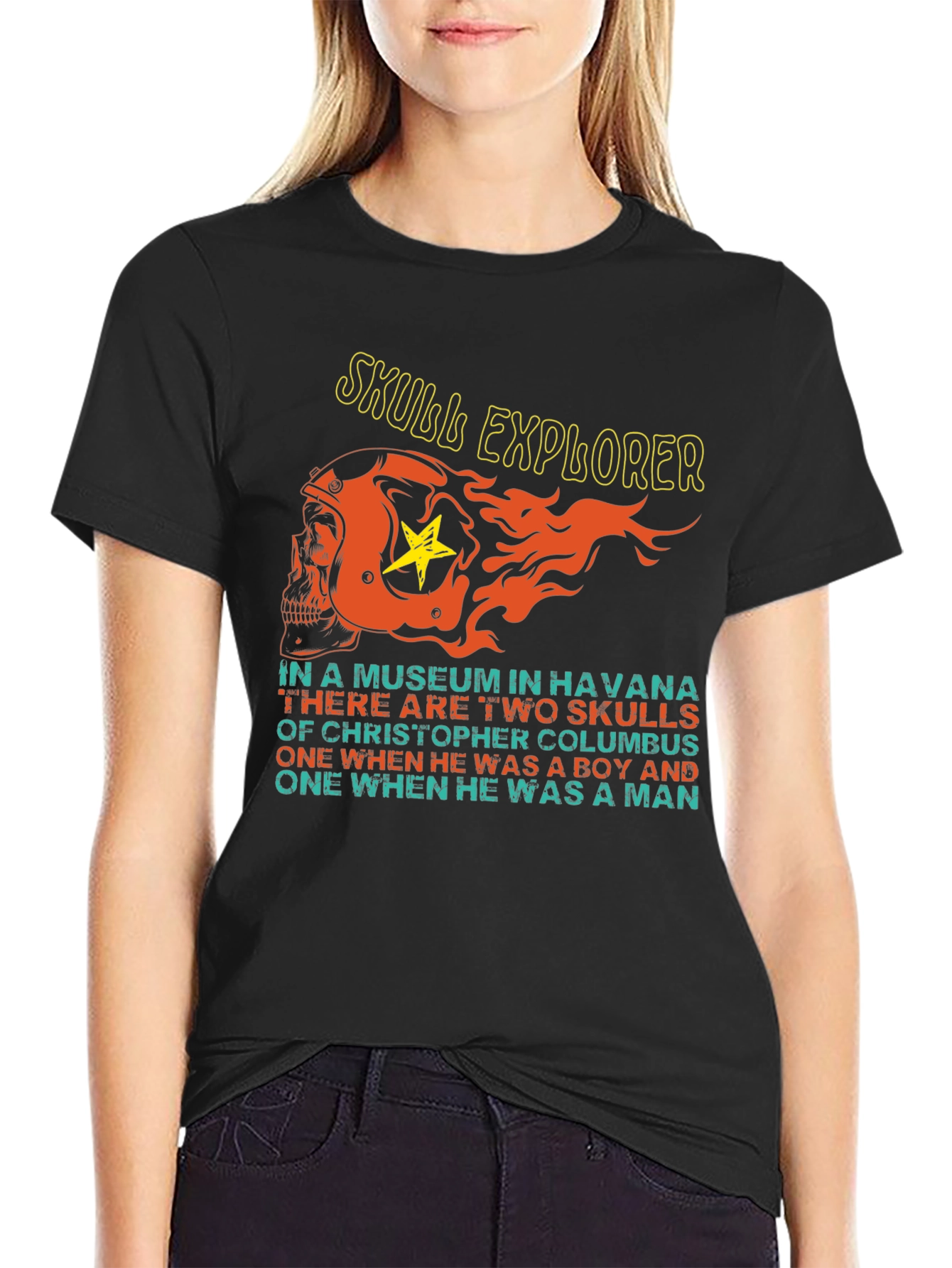 Skull Explorer Havana Museum Mens Graphic Tee