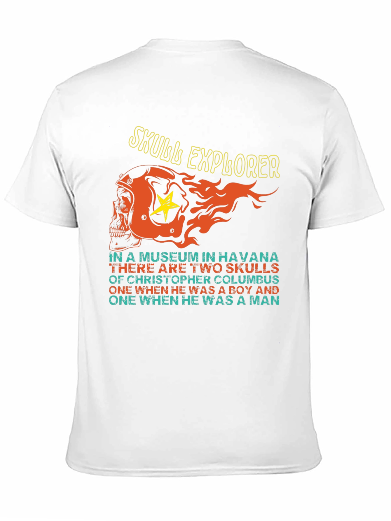 Skull Explorer Havana Museum Mens Graphic Tee