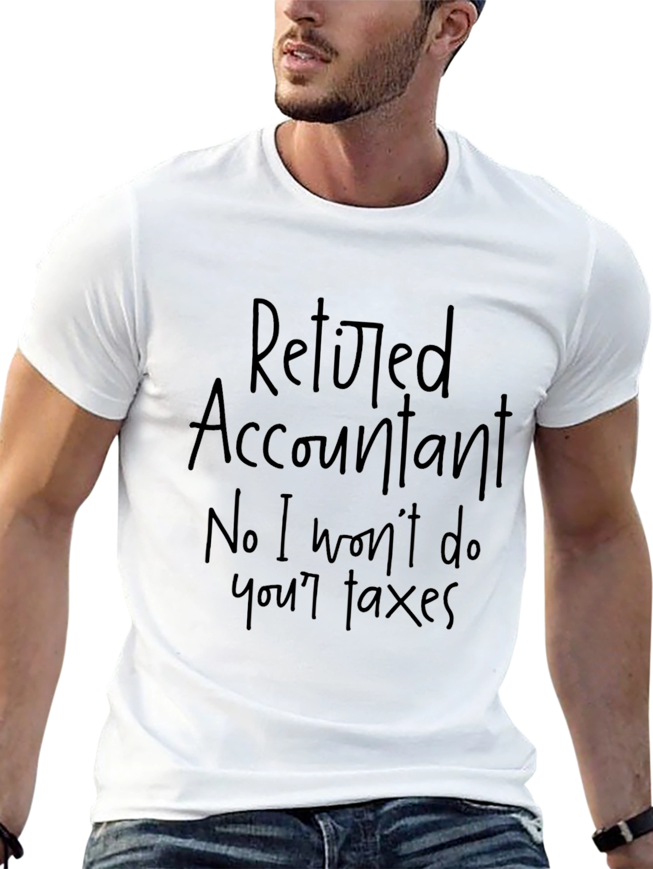 Retired Accountant Funny Graphic T-Shirt