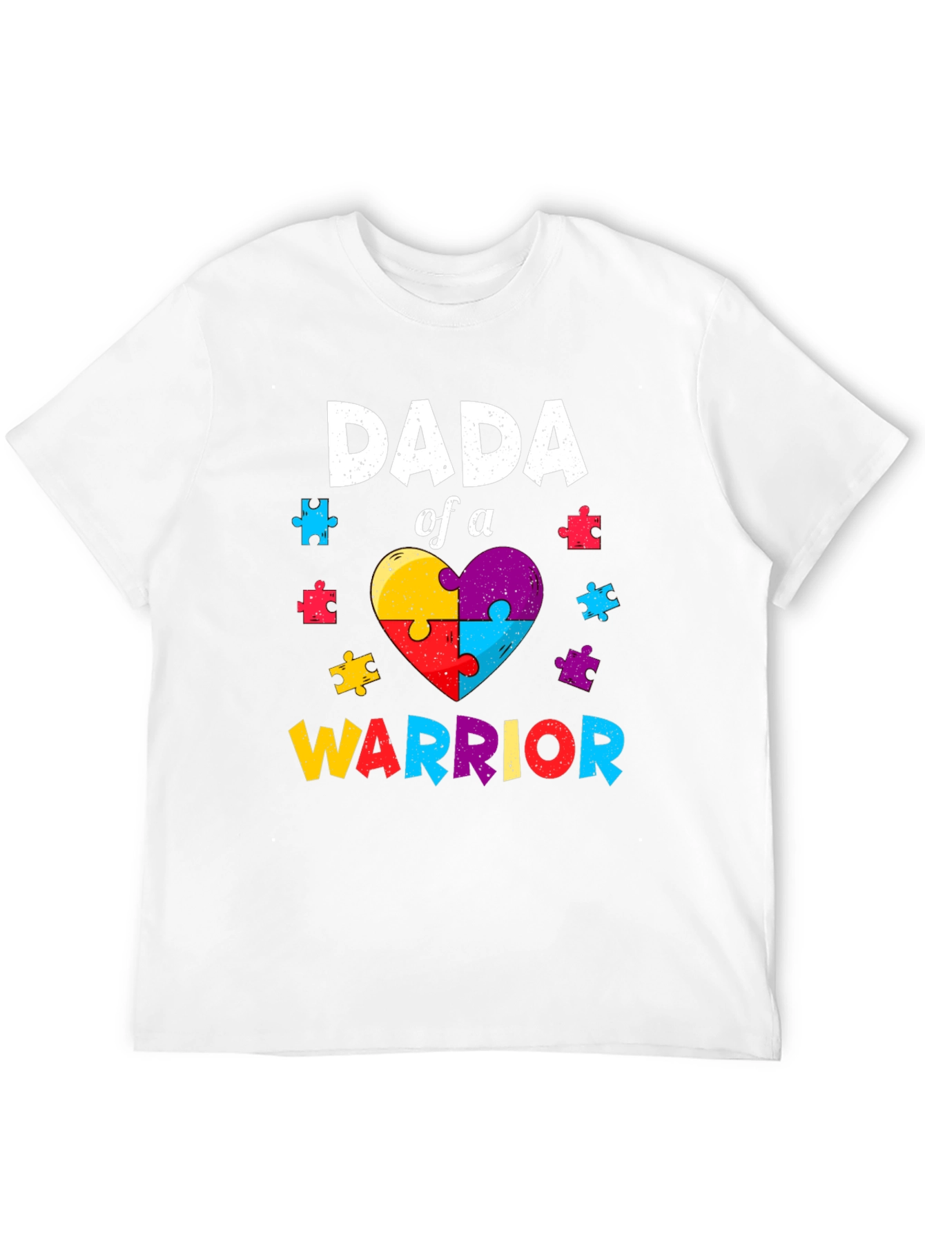 Dada of a Warrior T-Shirt Autism Awareness
