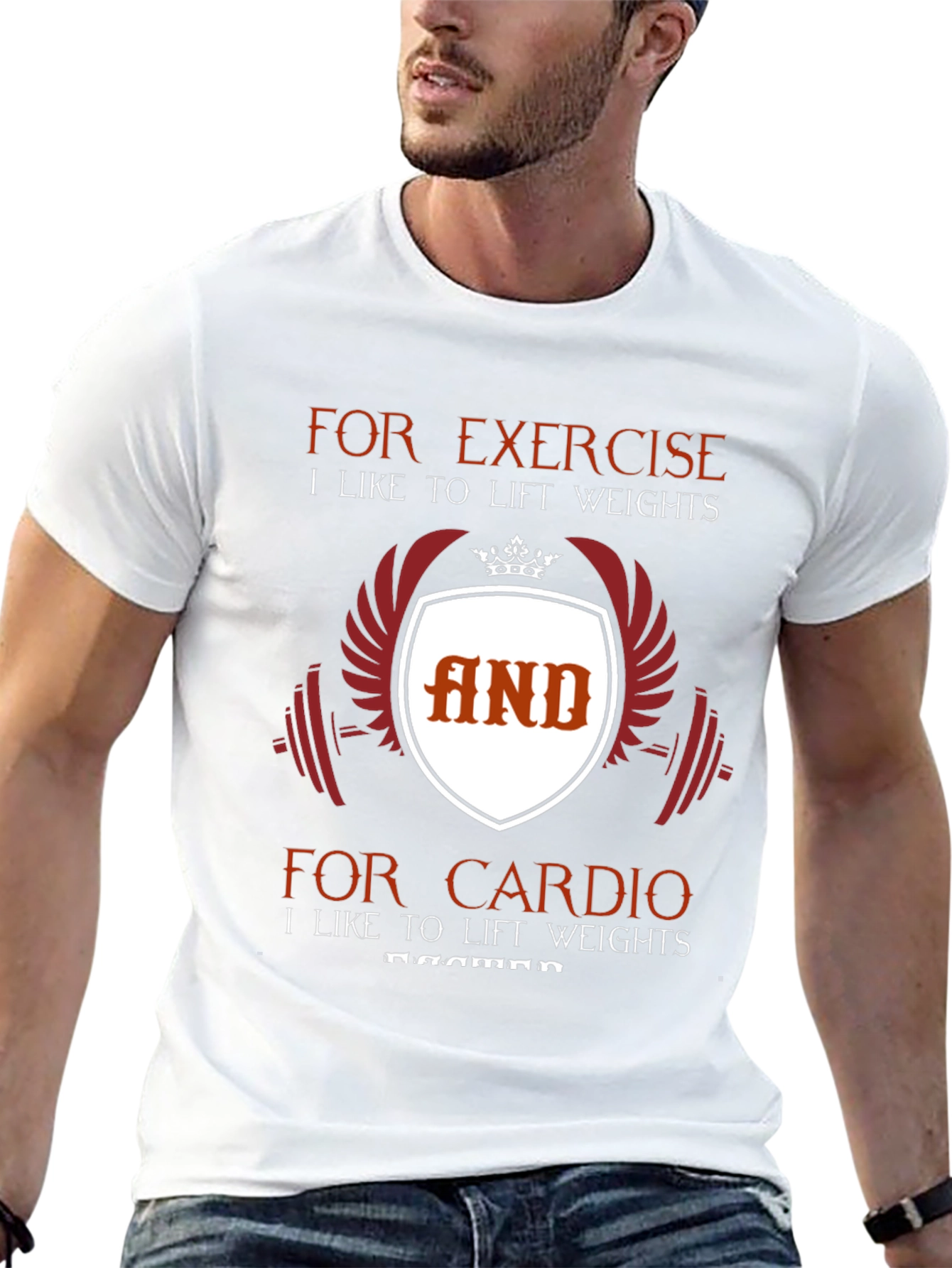 Funny Gym Workout Black T-Shirt - Lift Weights