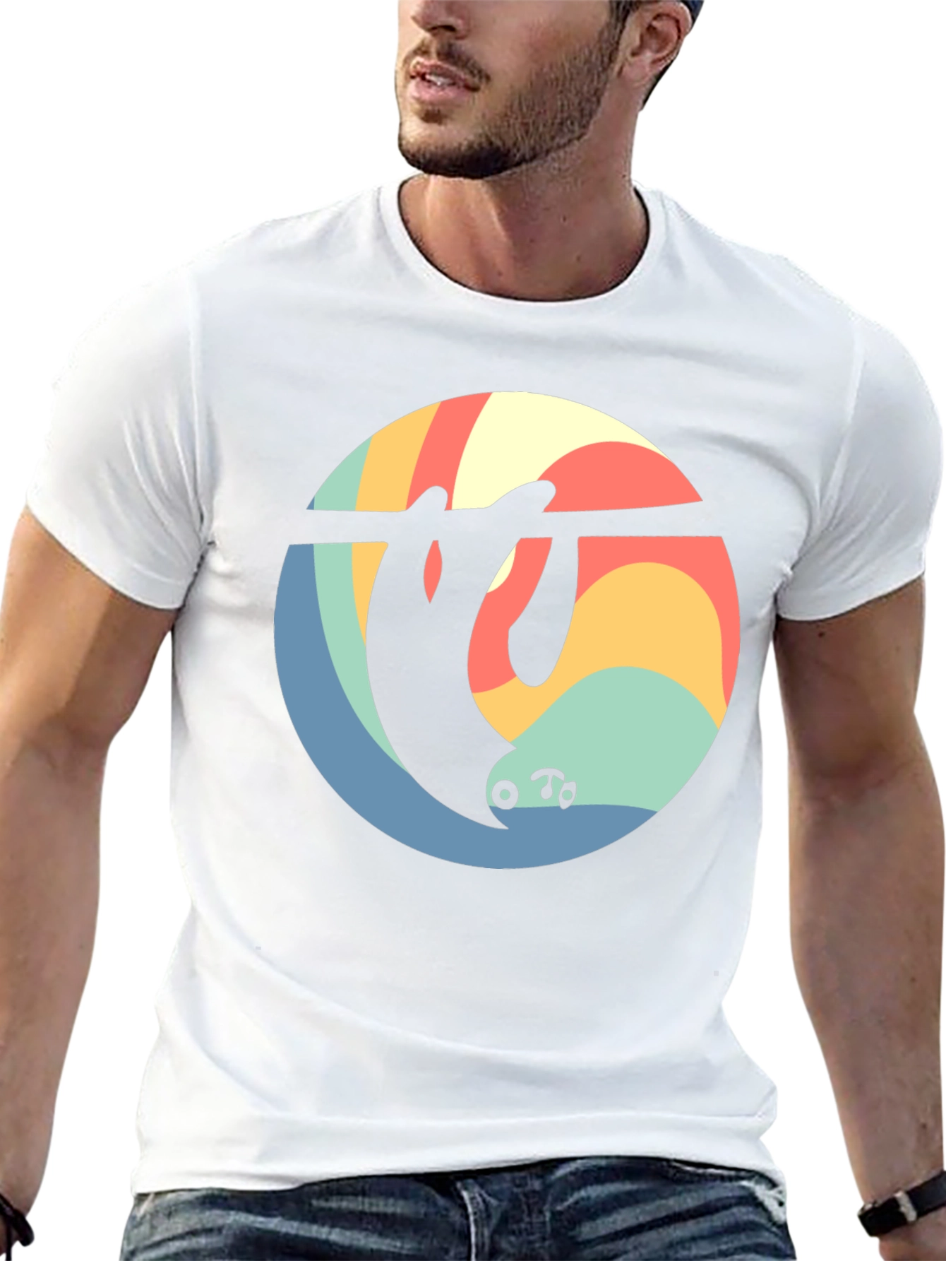 Retro Sloth Graphic Tee - Comfort Fit