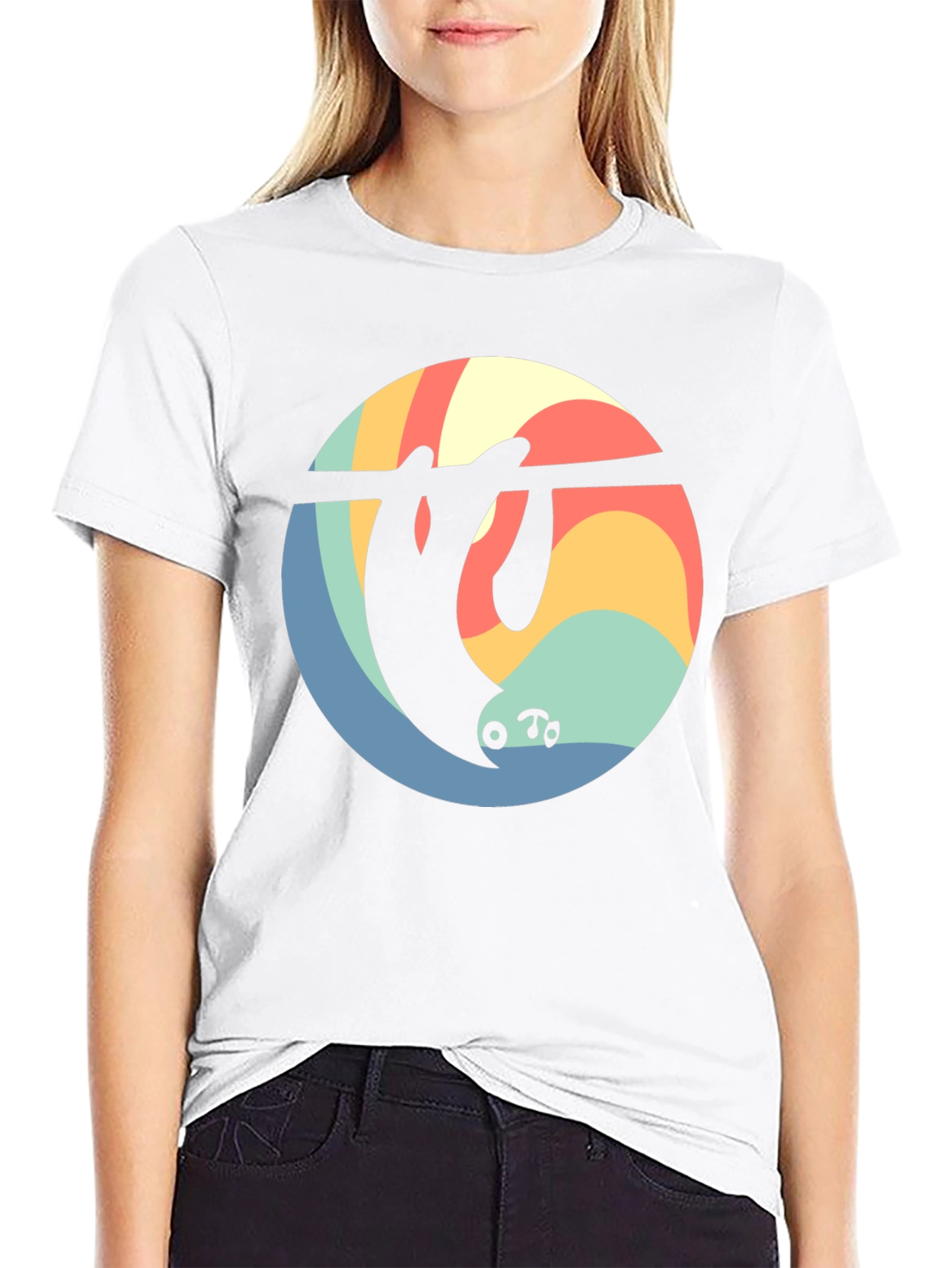 Retro Sloth Graphic Tee - Comfort Fit