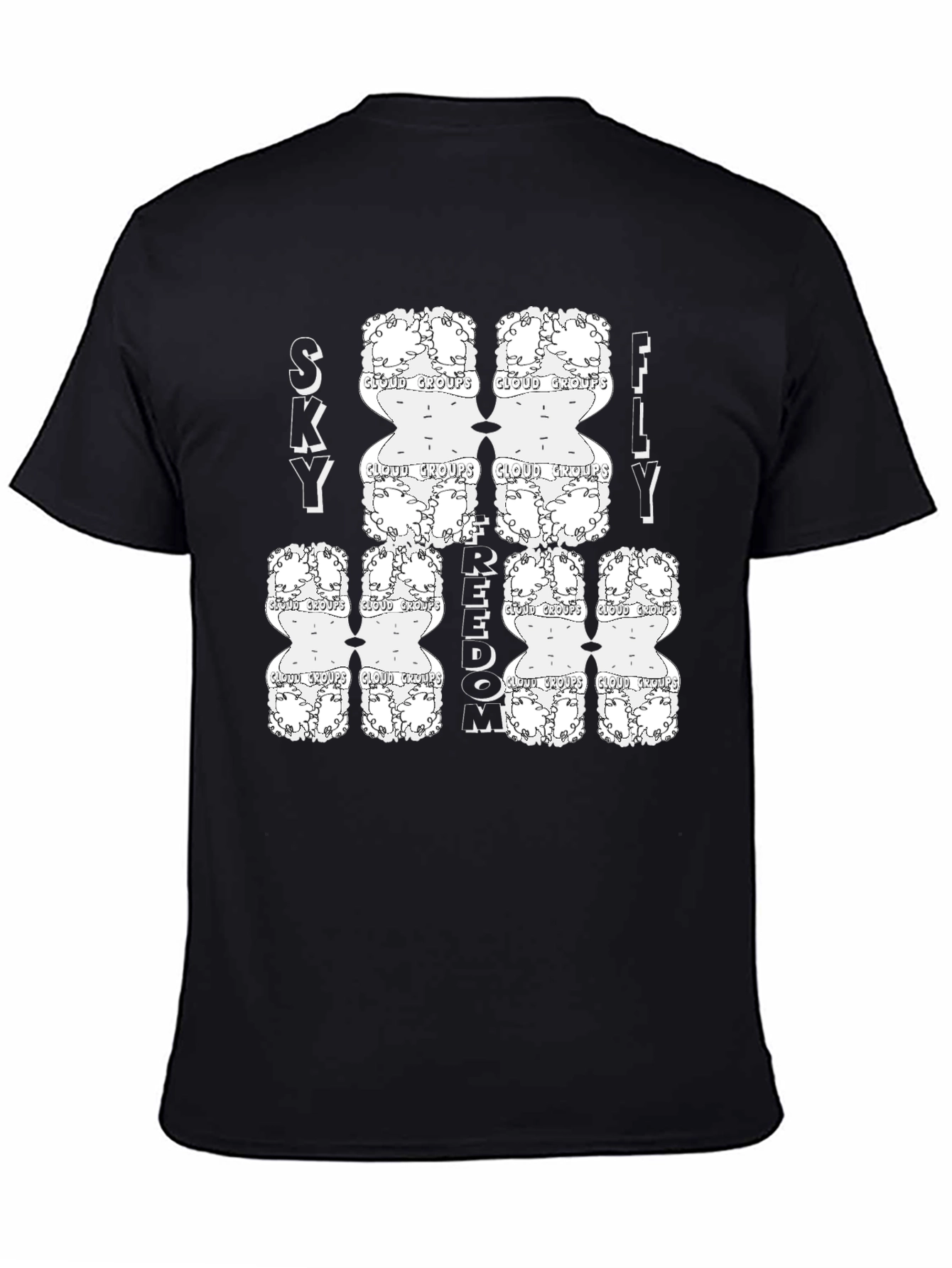 Sky Fly Freedom Graphic Tee - Cloud Group Design