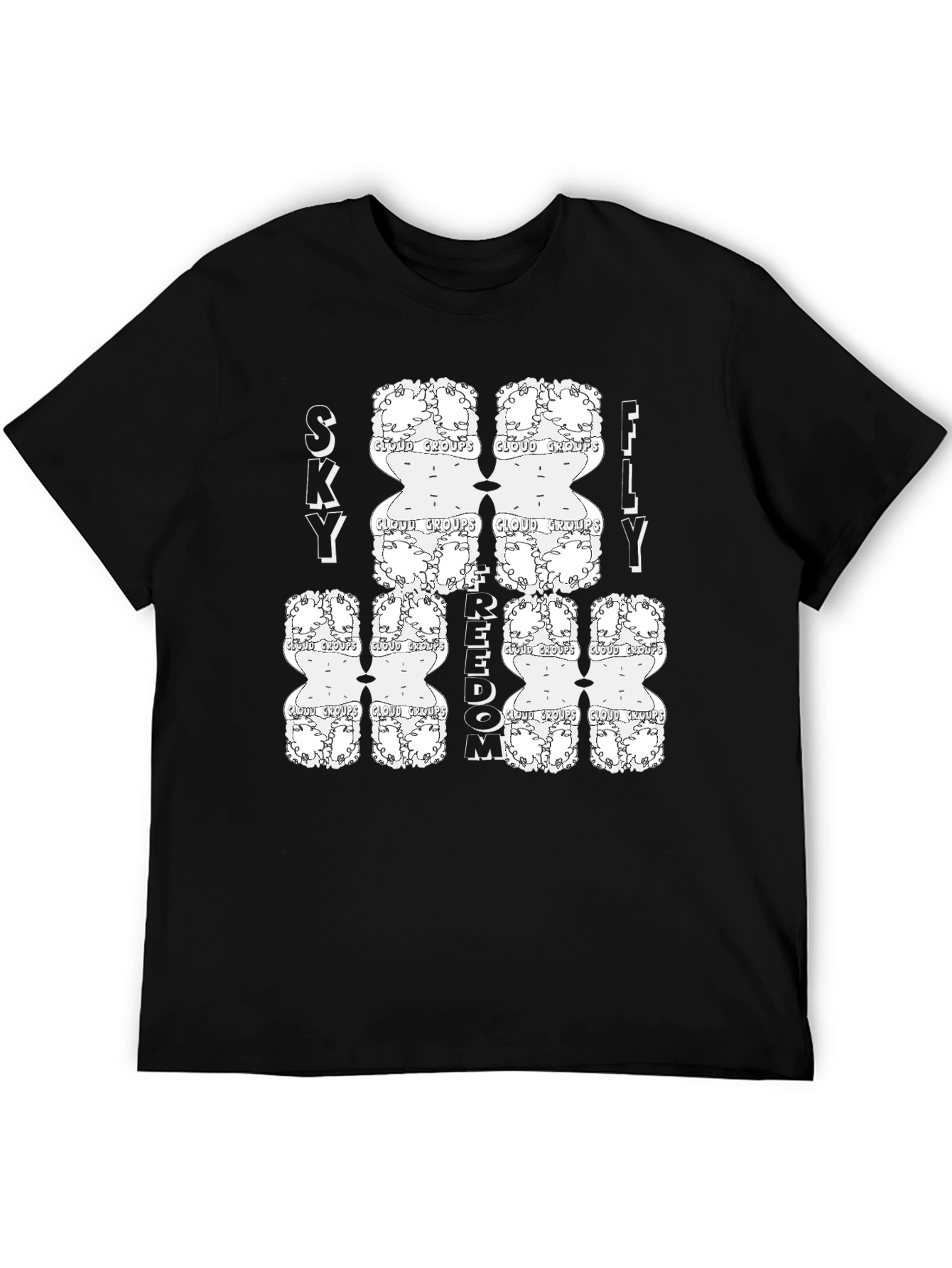 Sky Fly Freedom Graphic Tee - Cloud Group Design