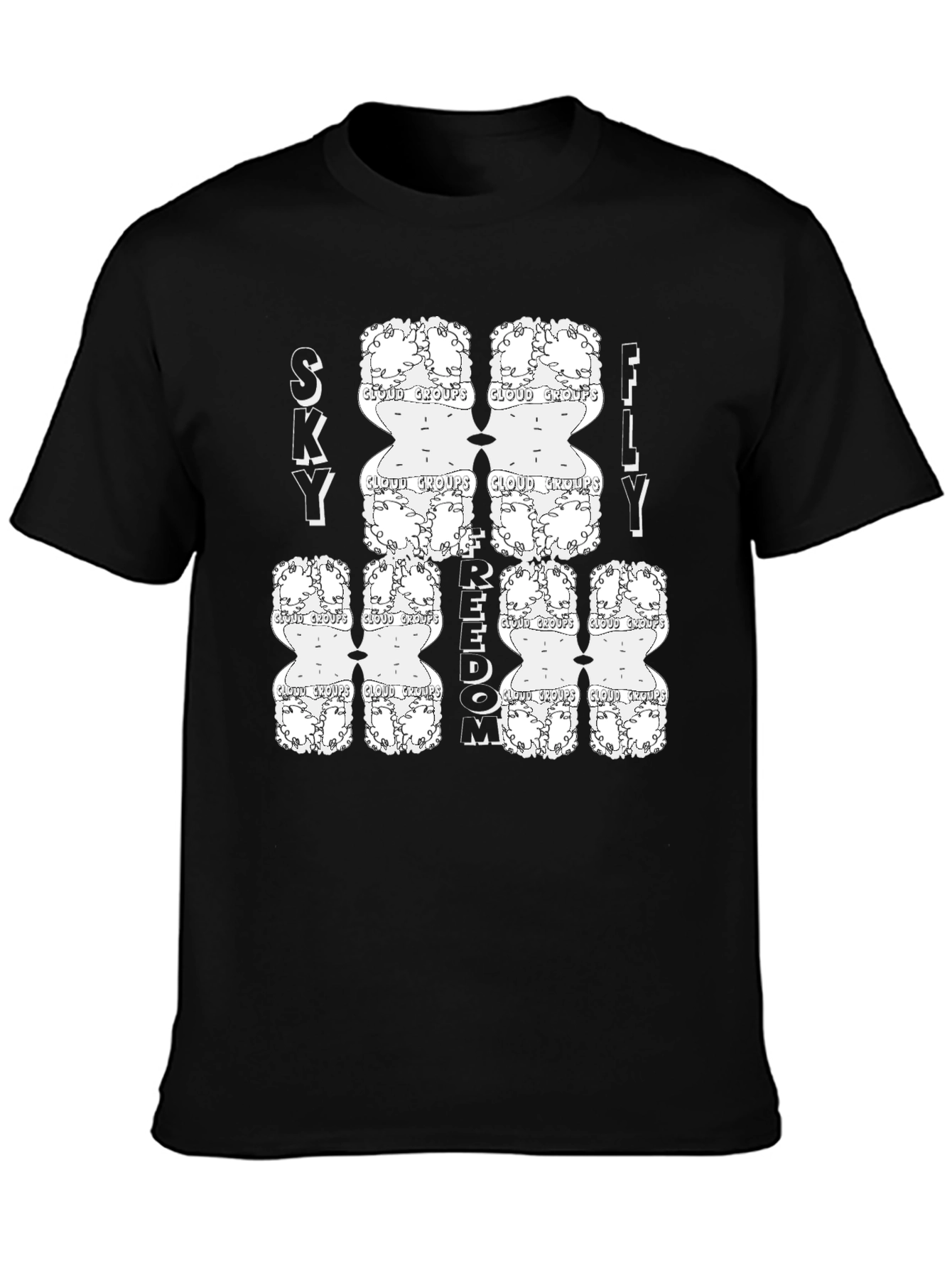 Sky Fly Freedom Graphic Tee - Cloud Group Design