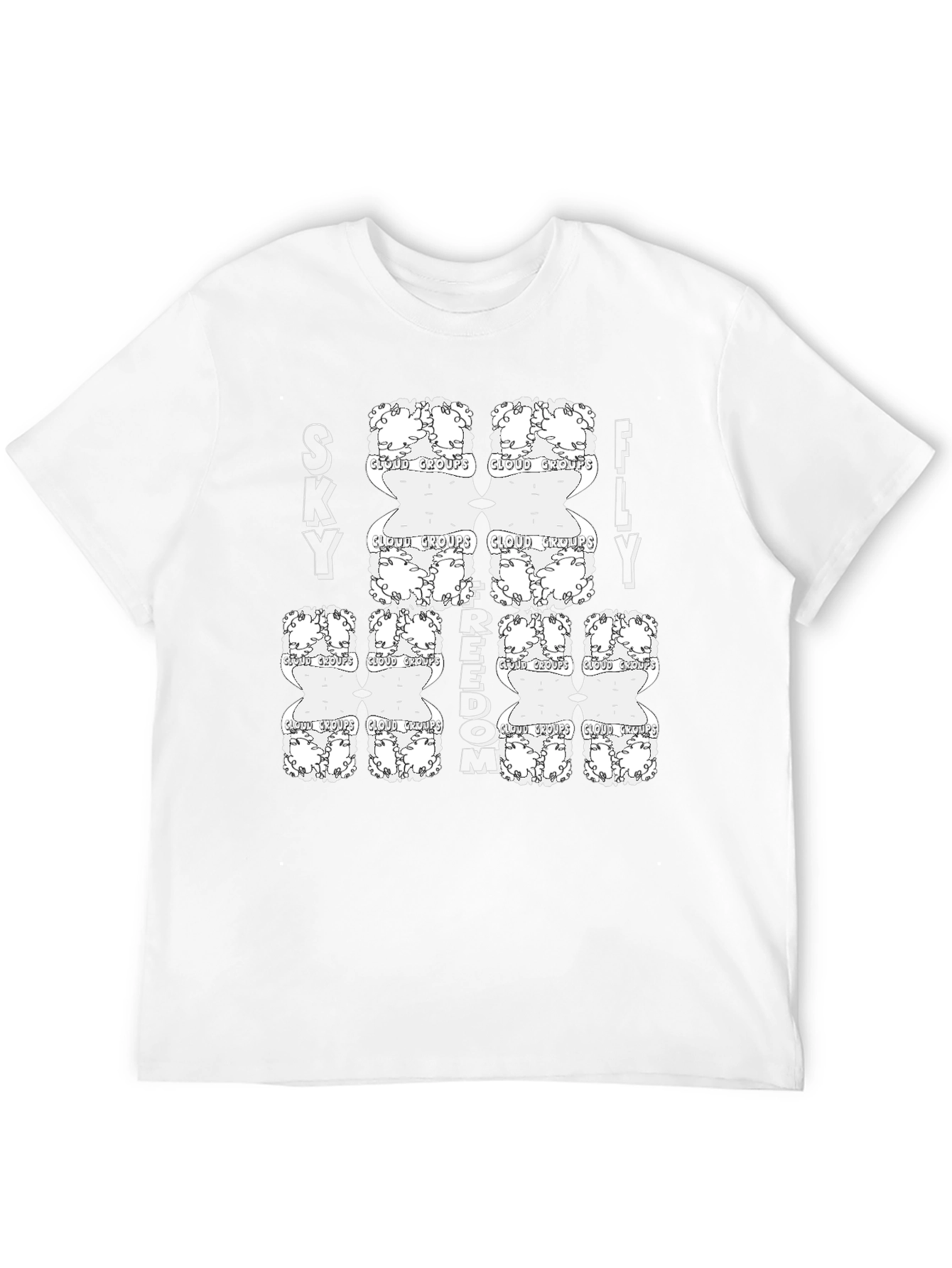 Sky Fly Freedom Graphic Tee - Cloud Group Design