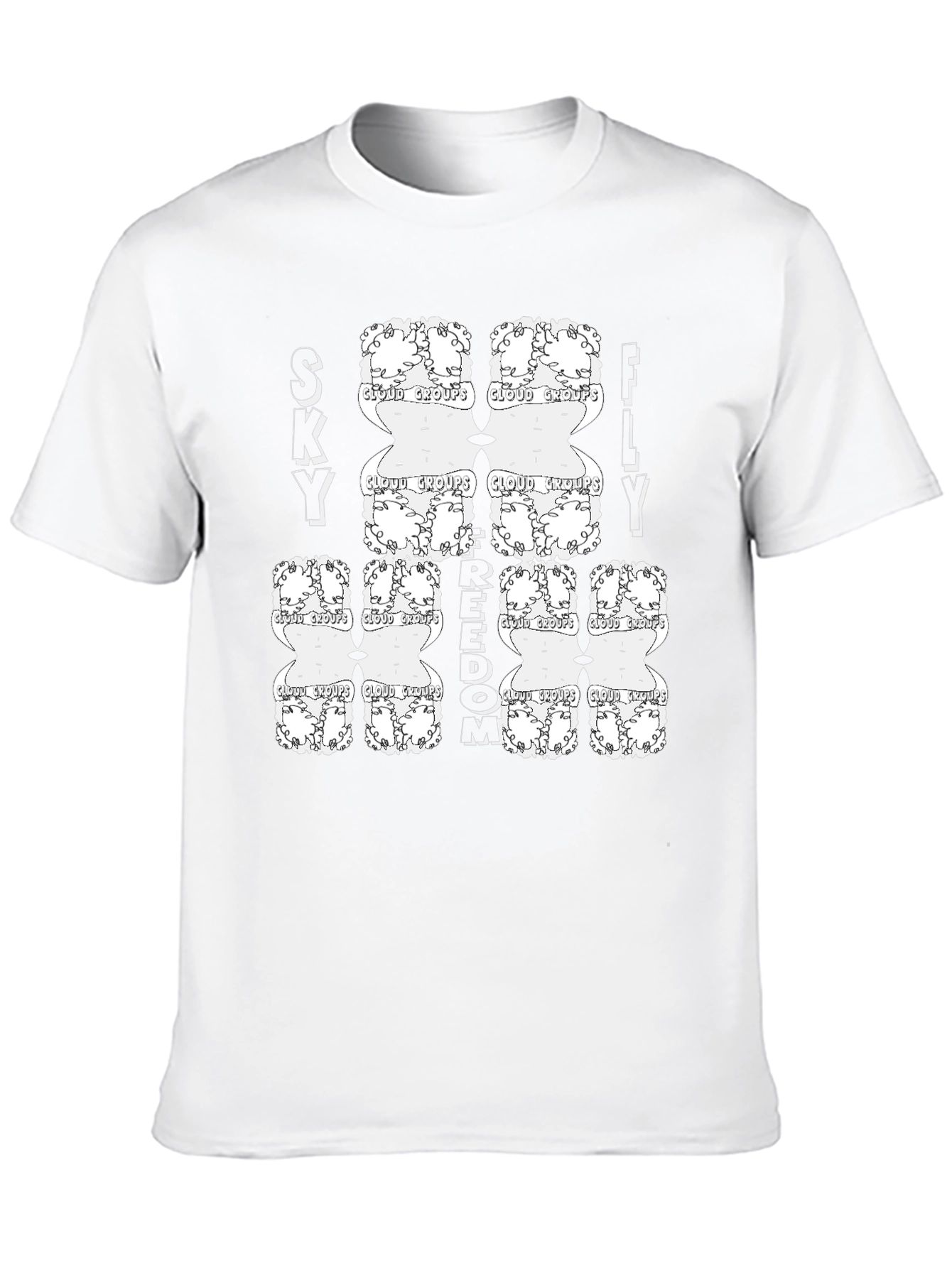 Sky Fly Freedom Graphic Tee - Cloud Group Design
