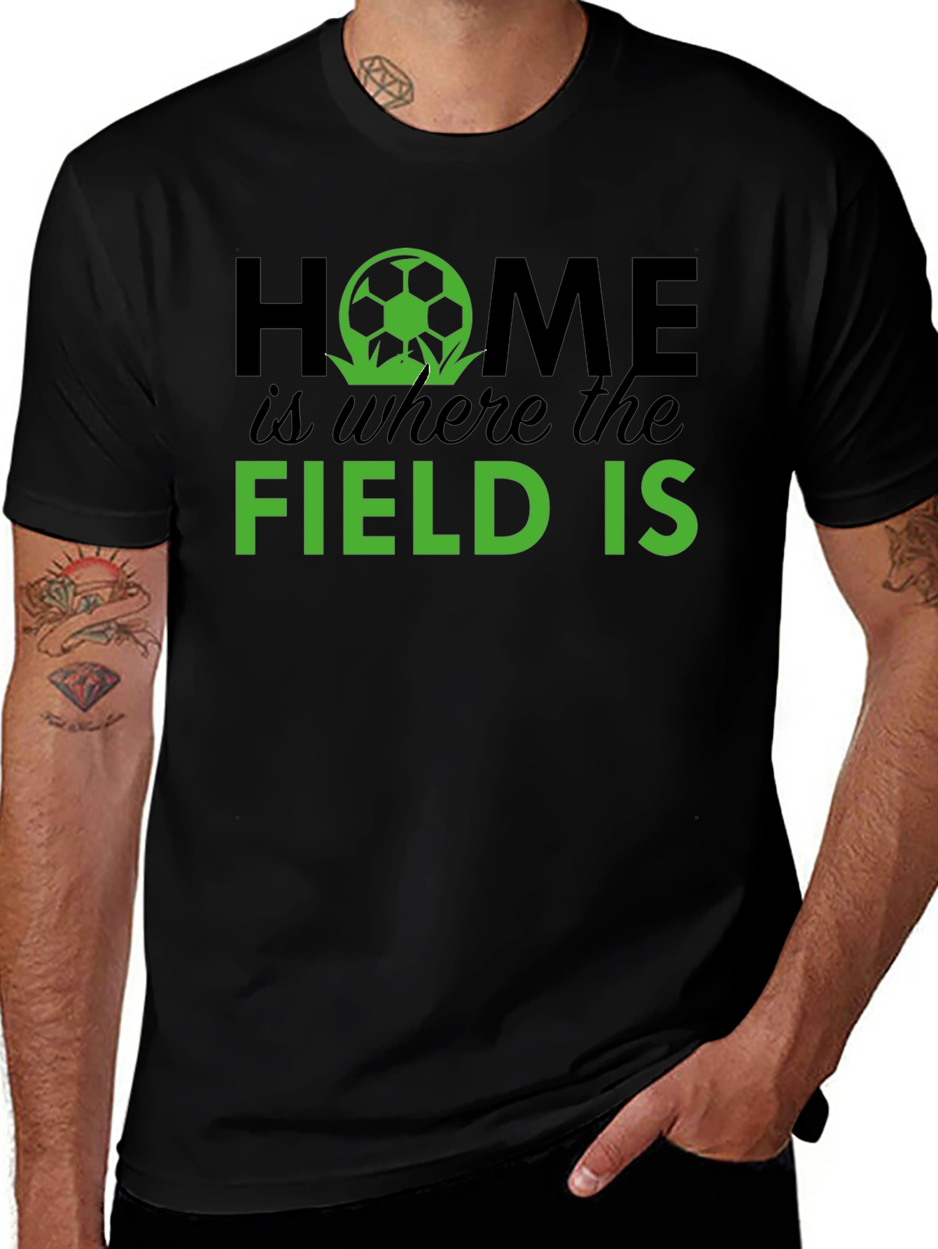 Home Is Where The Field Is Soccer T-Shirt