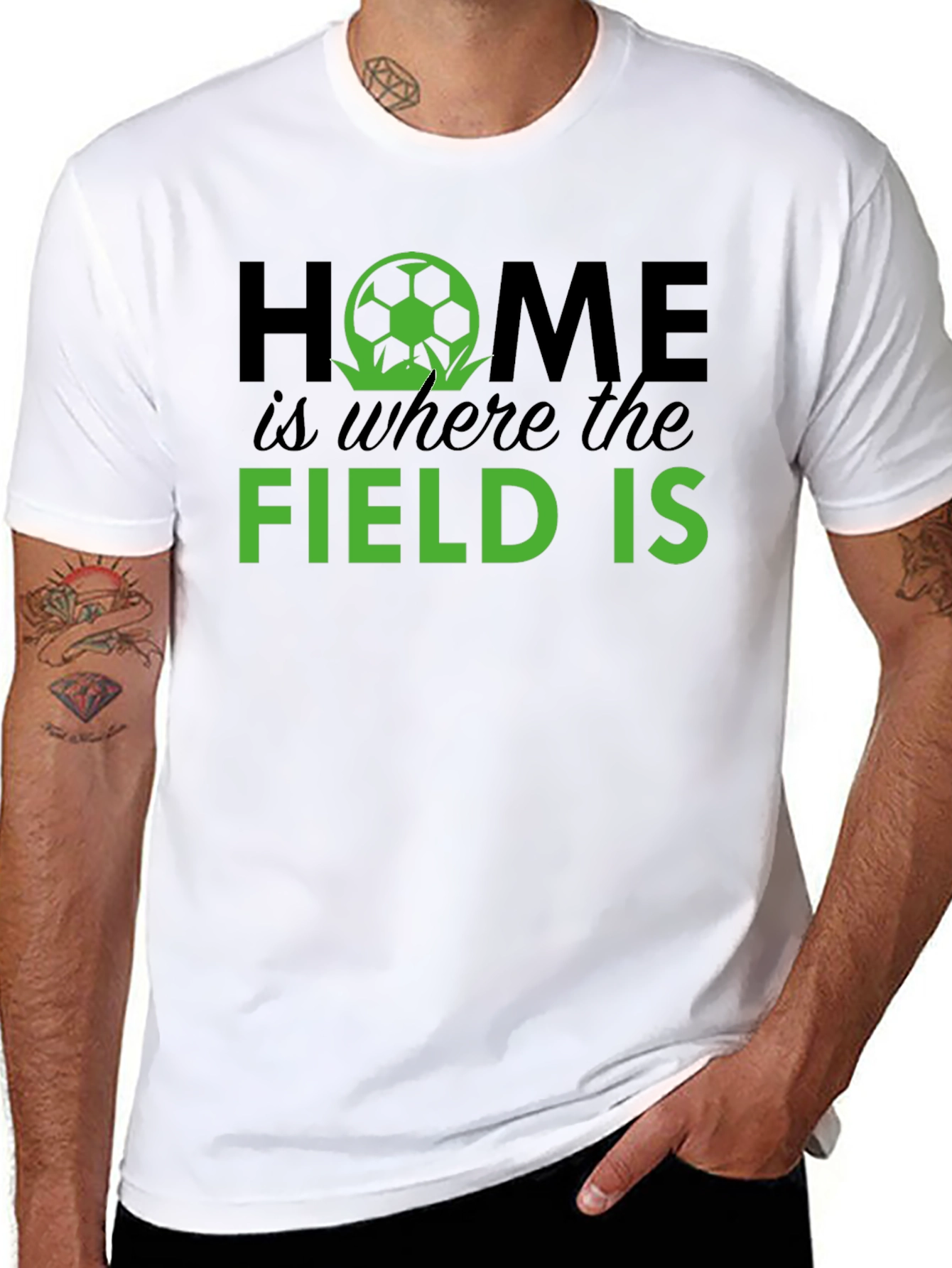 Home Is Where The Field Is Soccer T-Shirt