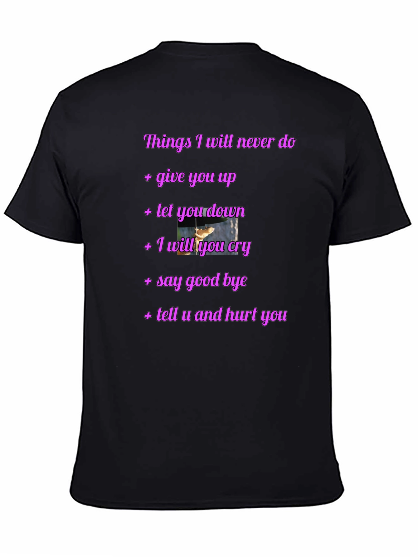 Rick Roll Never Gonna Give You Up Funny T-Shirt