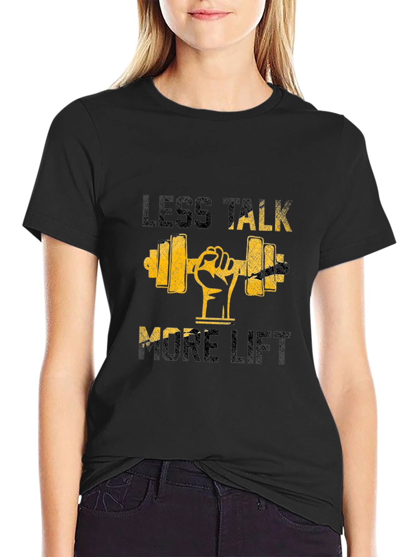 Less Talk More Lift Graphic T-Shirt