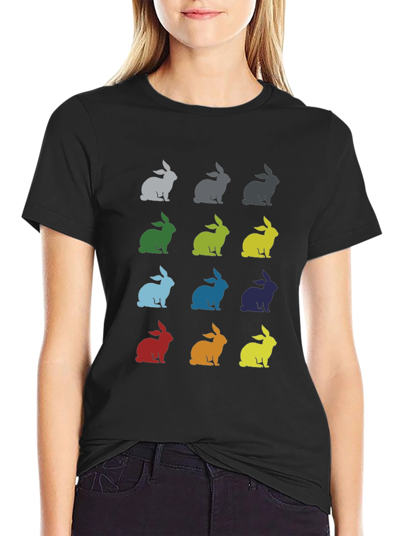 Colorful Bunny T-Shirt