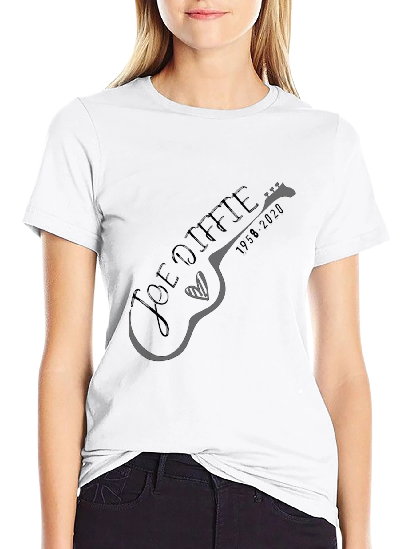 Joe Diffie Memorial Guitar T-Shirt