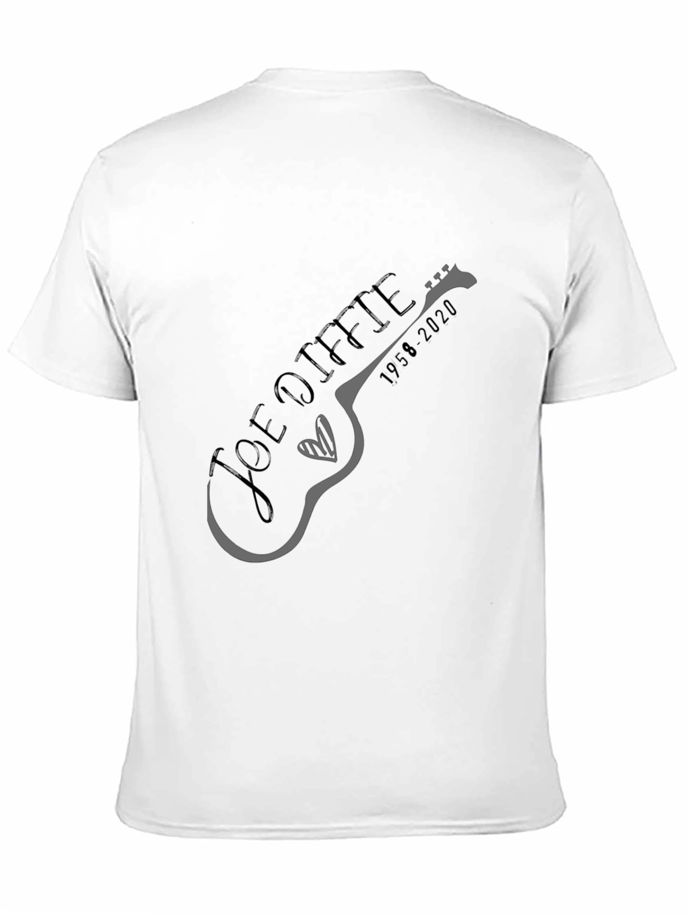 Joe Diffie Memorial Guitar T-Shirt