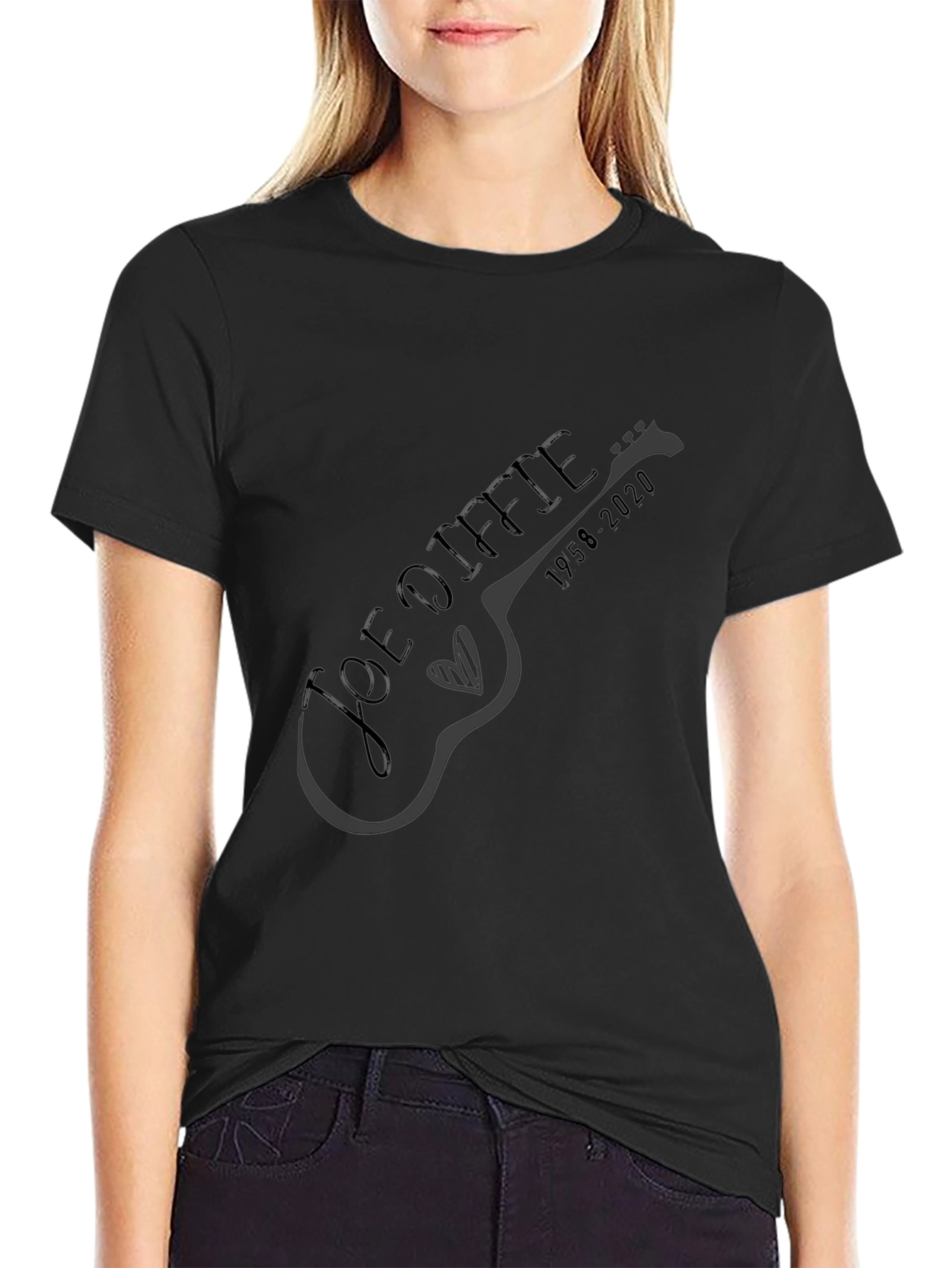 Joe Diffie Memorial Guitar T-Shirt