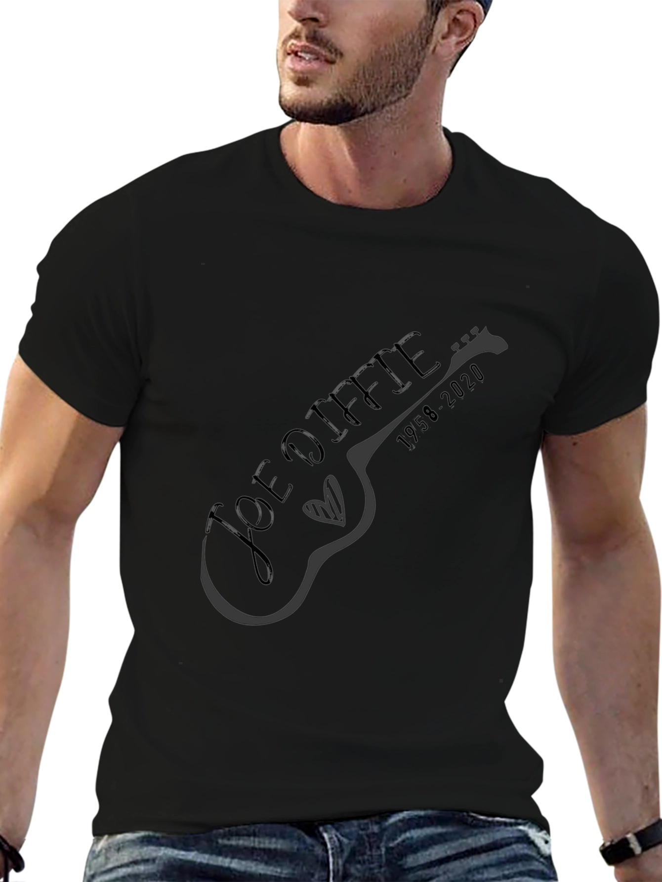 Joe Diffie Memorial Guitar T-Shirt