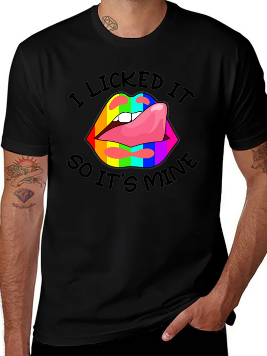 I Licked It Lips Graphic Tee