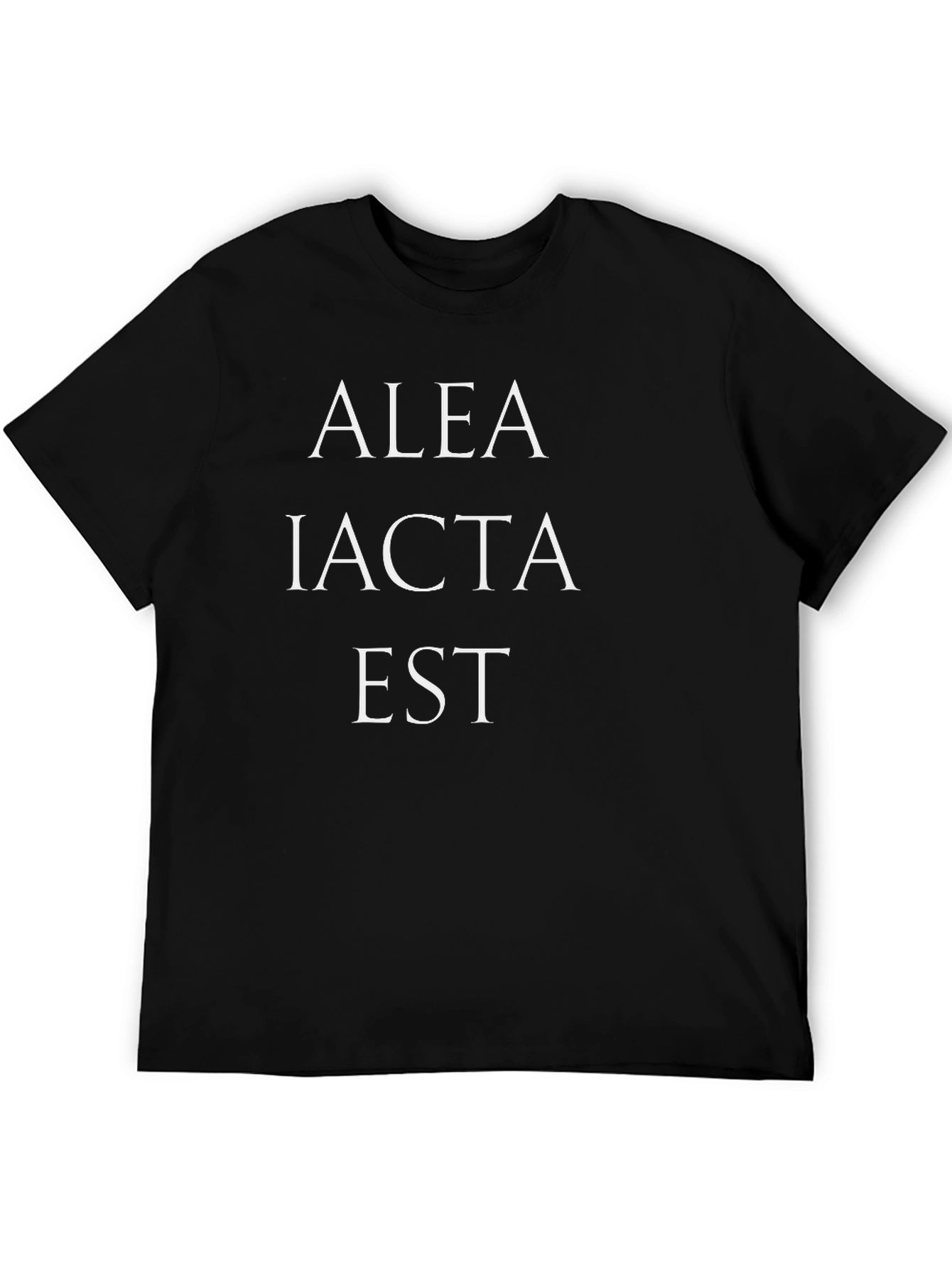 Alea Iacta Est Black T-Shirt