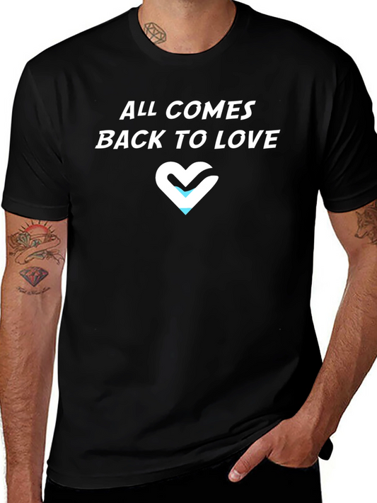 All Comes Back to Love Tee - Black