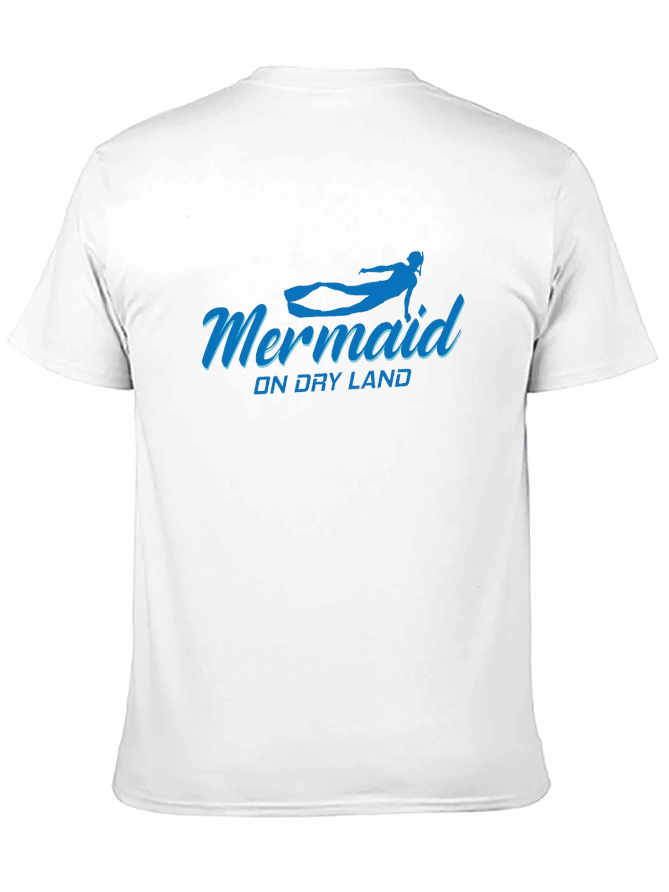 Mermaid On Dry Land Graphic Tee - Black