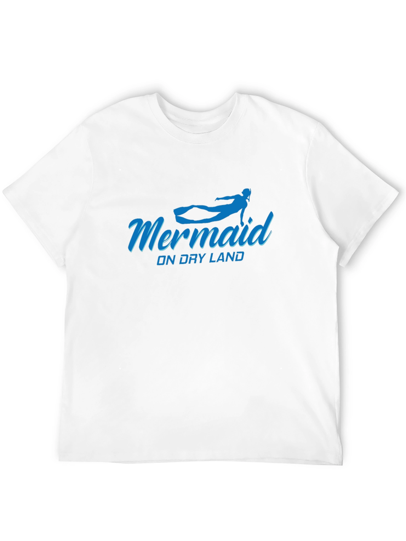 Mermaid On Dry Land Graphic Tee - Black