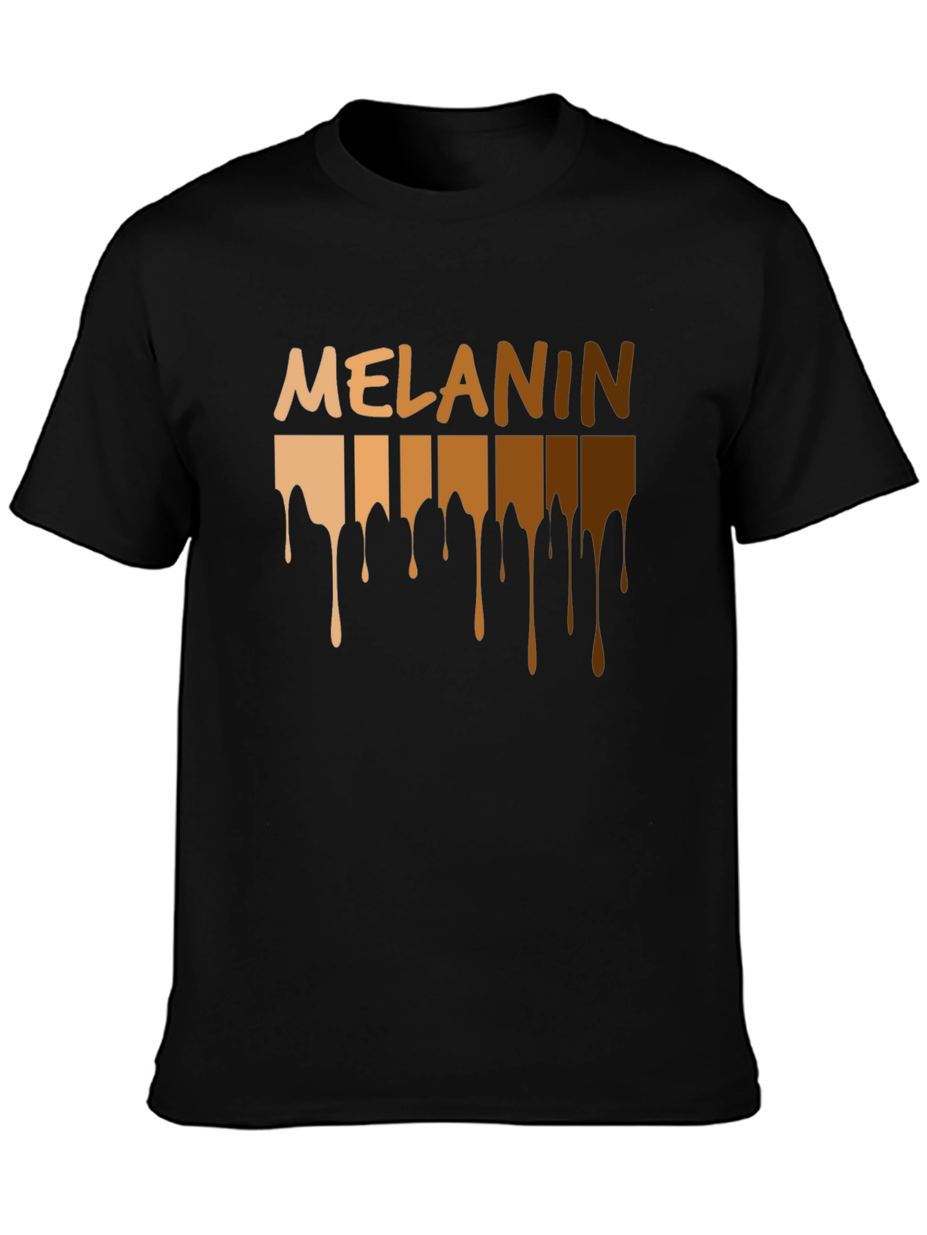 Melanin Drip T-Shirt - Black Pride