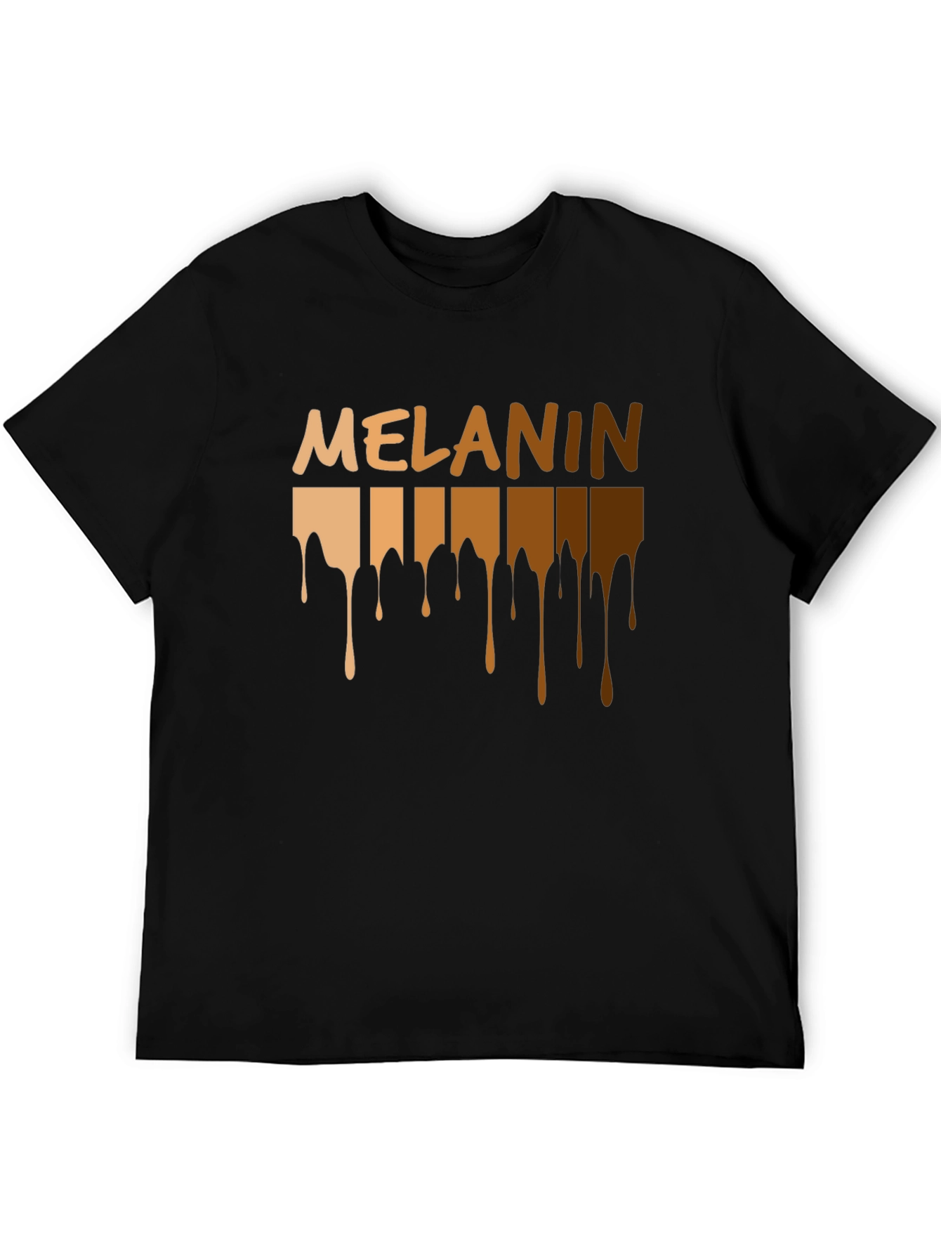 Melanin Drip T-Shirt - Black Pride