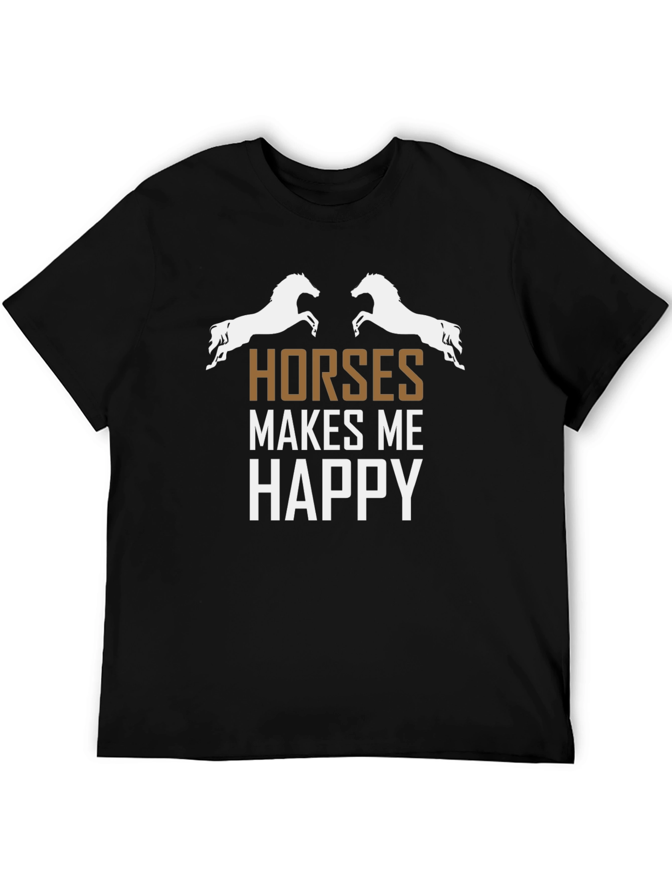 Horses Make Me Happy Graphic Tee