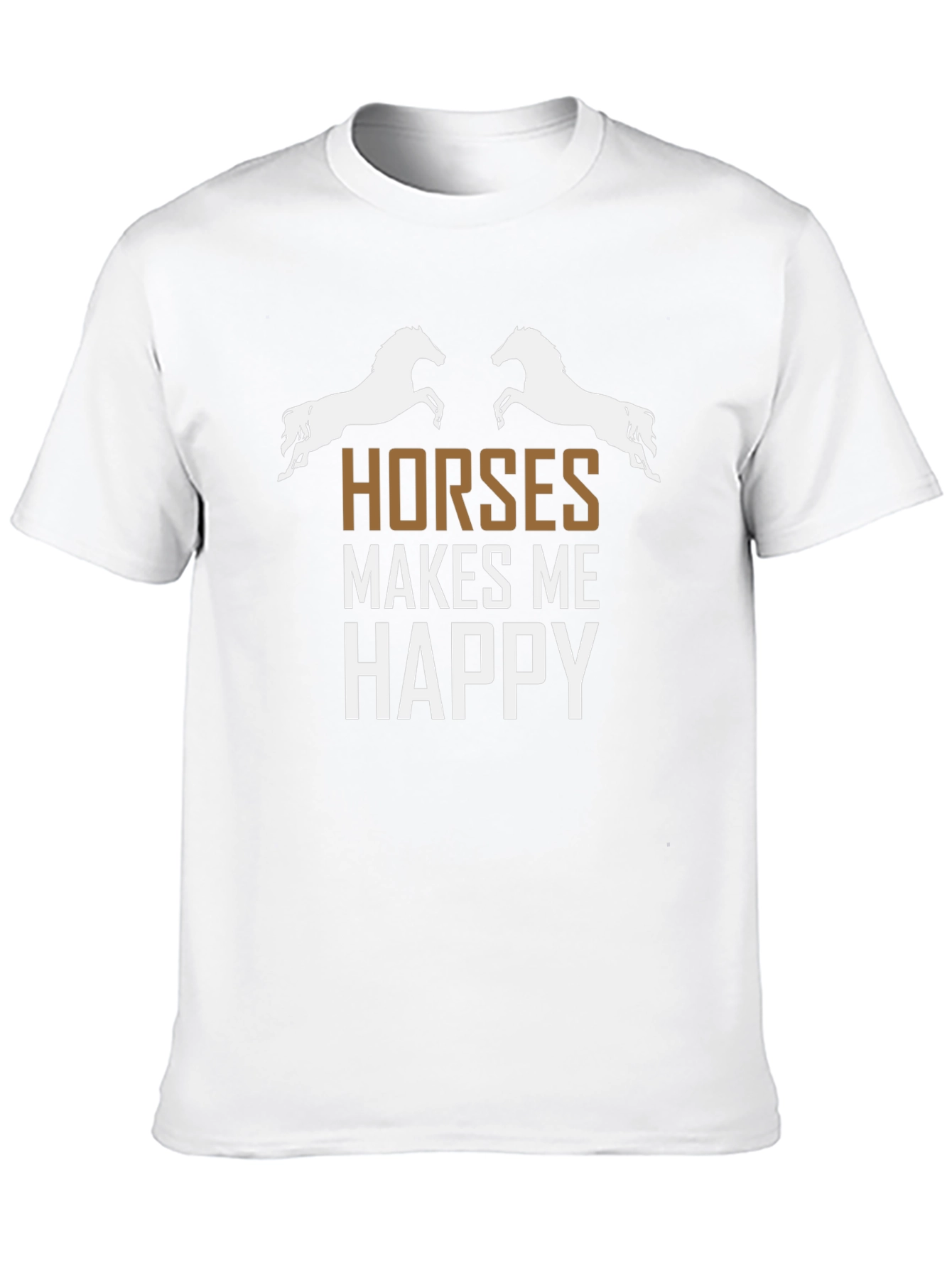 Horses Make Me Happy Graphic Tee