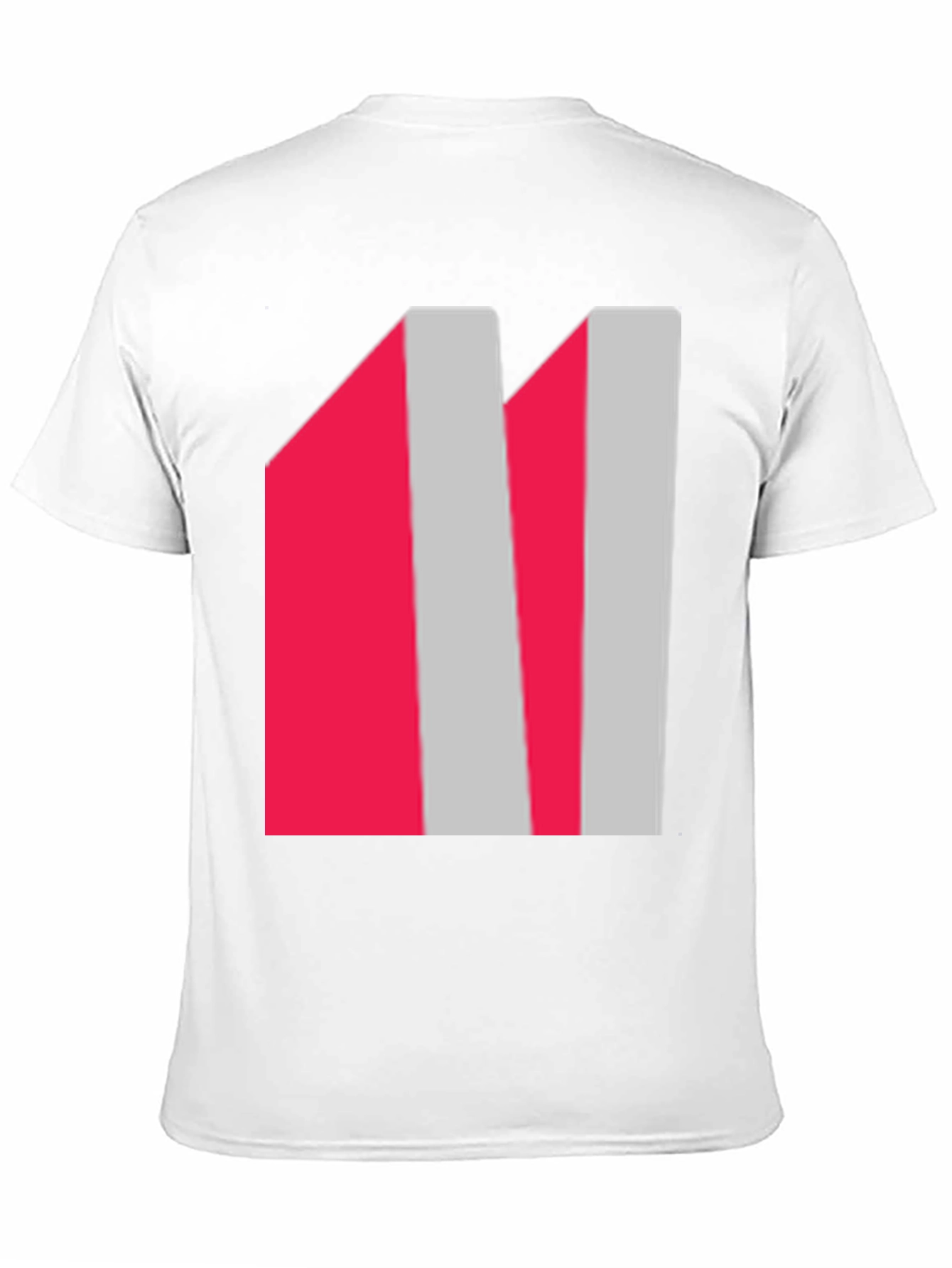 Abstract Striped Graphic Tee - Modern Casual Wear