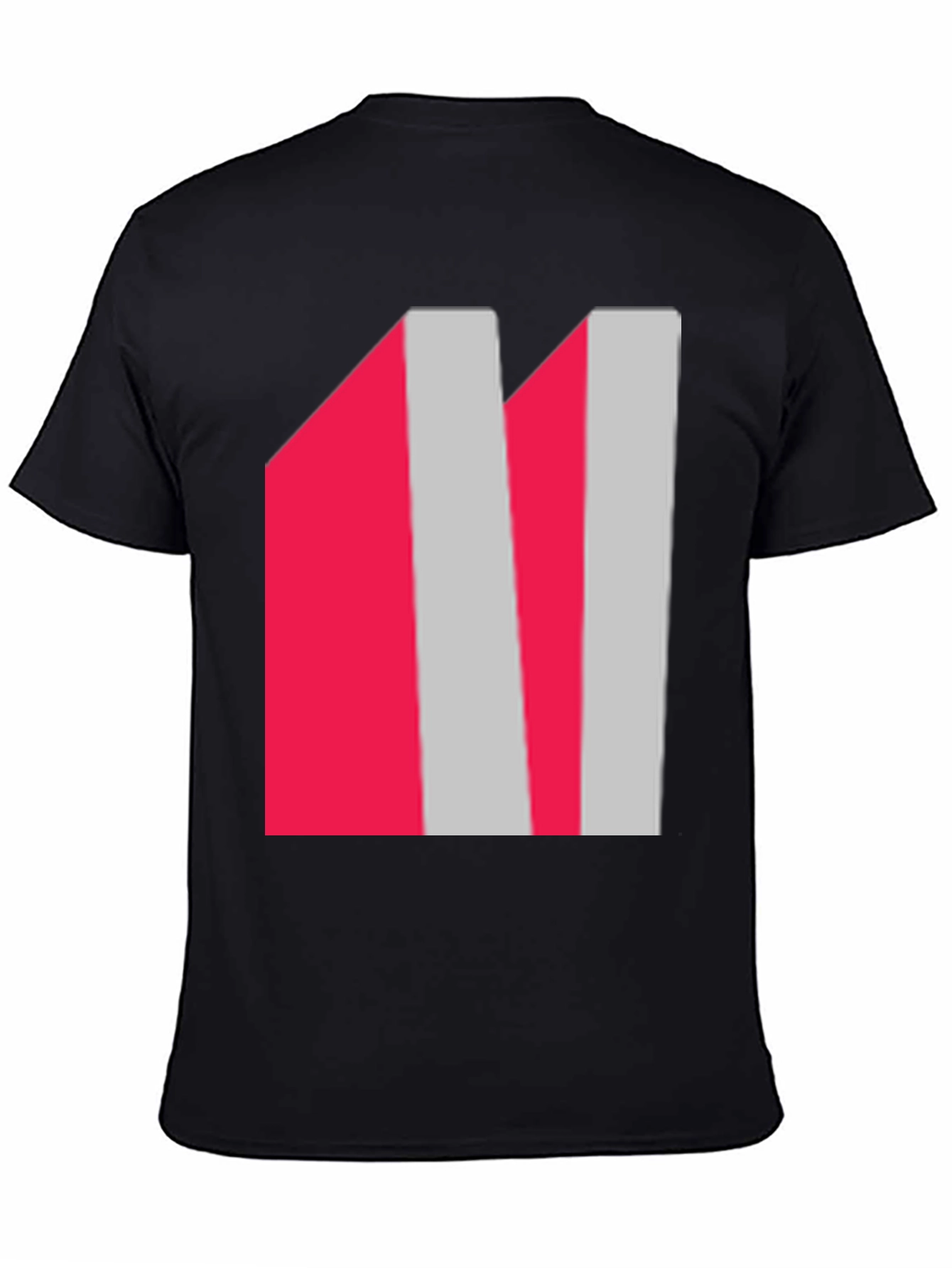 Abstract Striped Graphic Tee - Modern Casual Wear