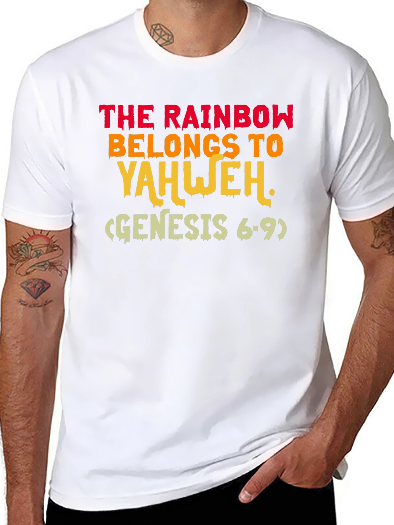 Rainbow Belongs to Yahweh T-Shirt