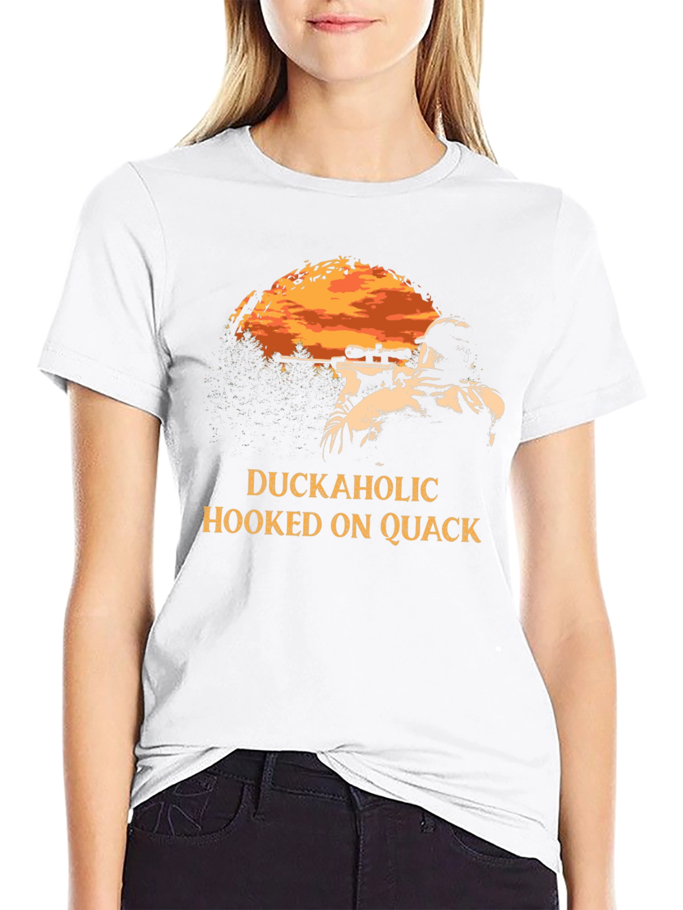 Duckaholic Hunting T-Shirt - Hooked on Quack