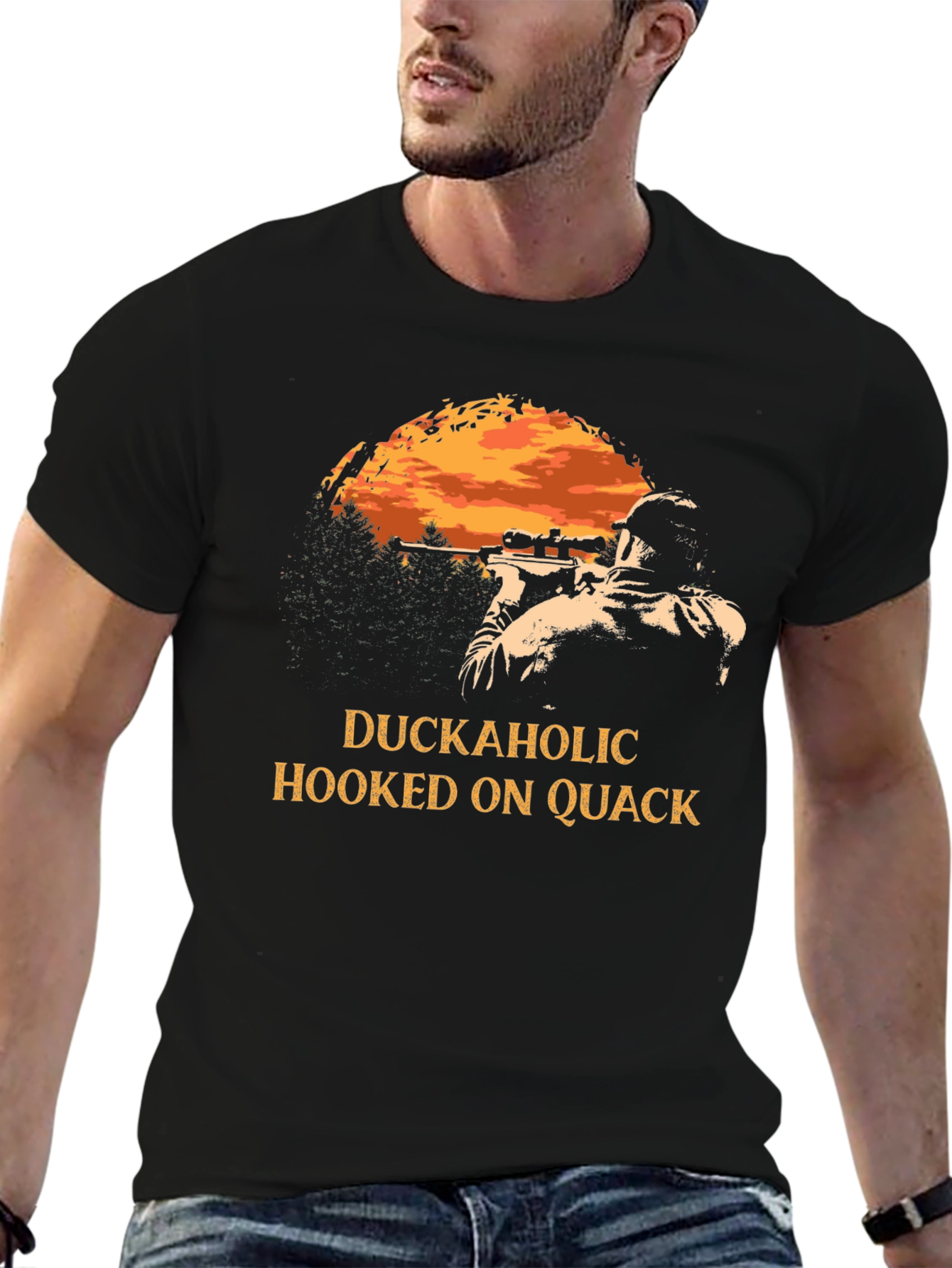Duckaholic Hunting T-Shirt - Hooked on Quack