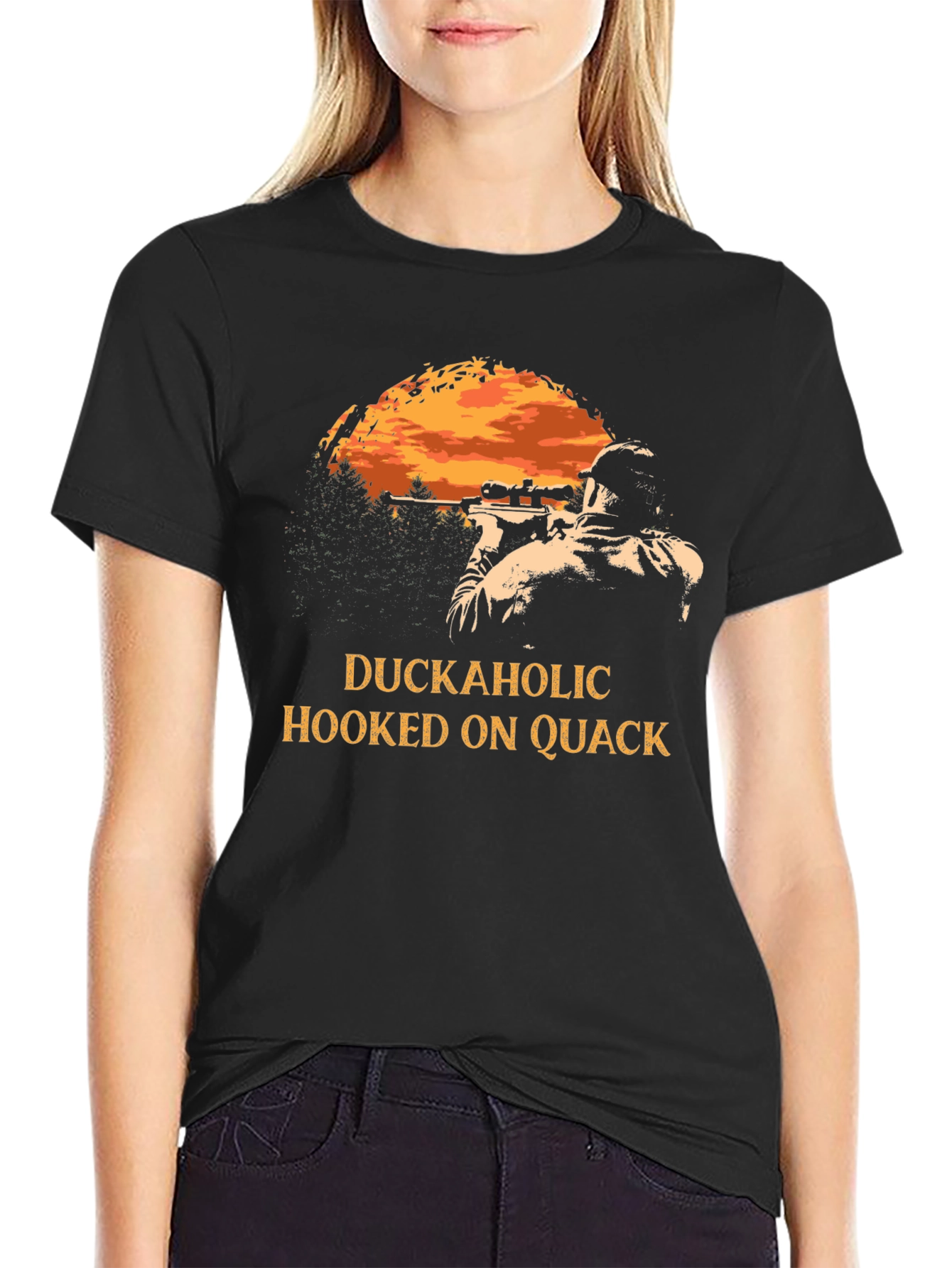 Duckaholic Hunting T-Shirt - Hooked on Quack