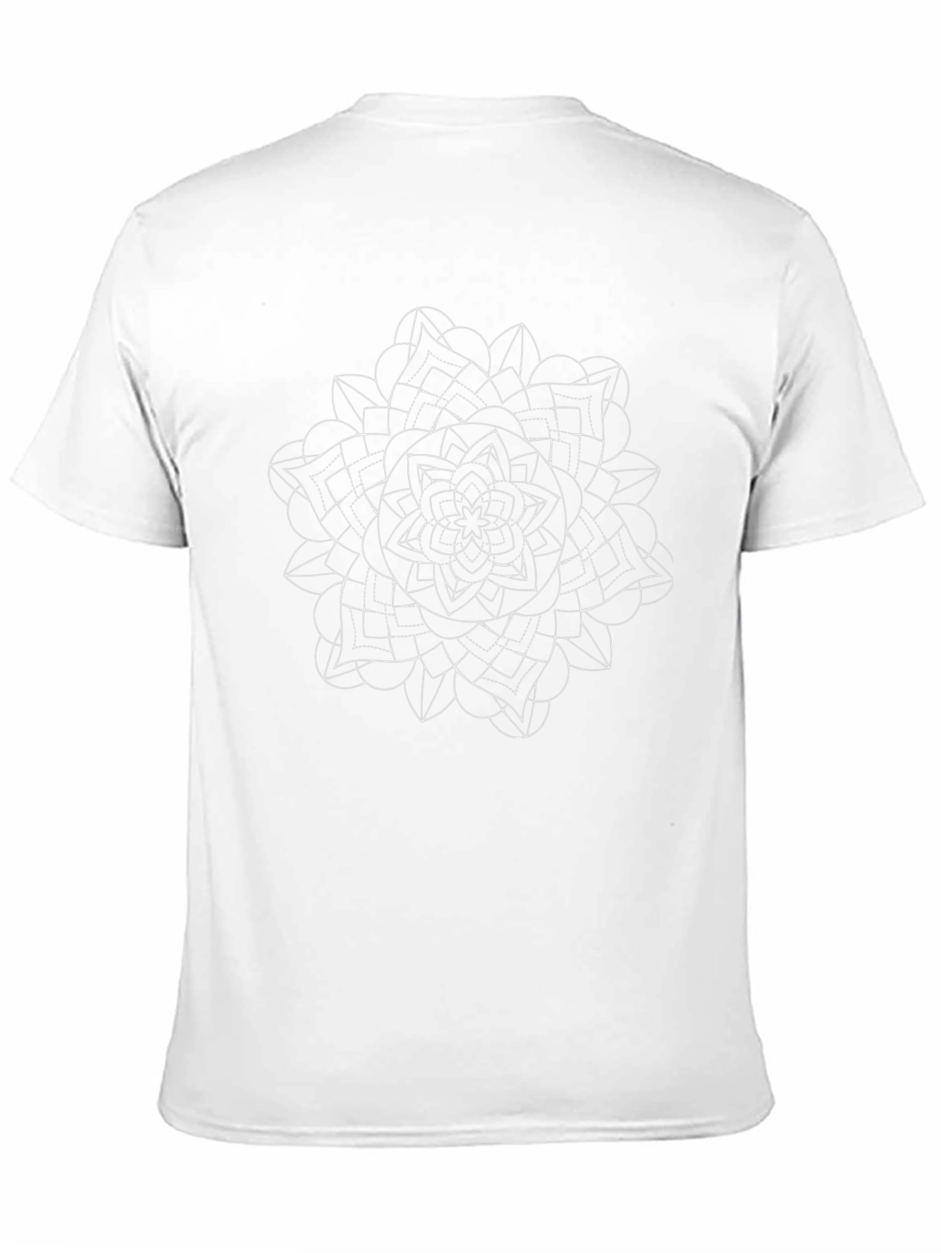 Mandala Design Black T-Shirt
