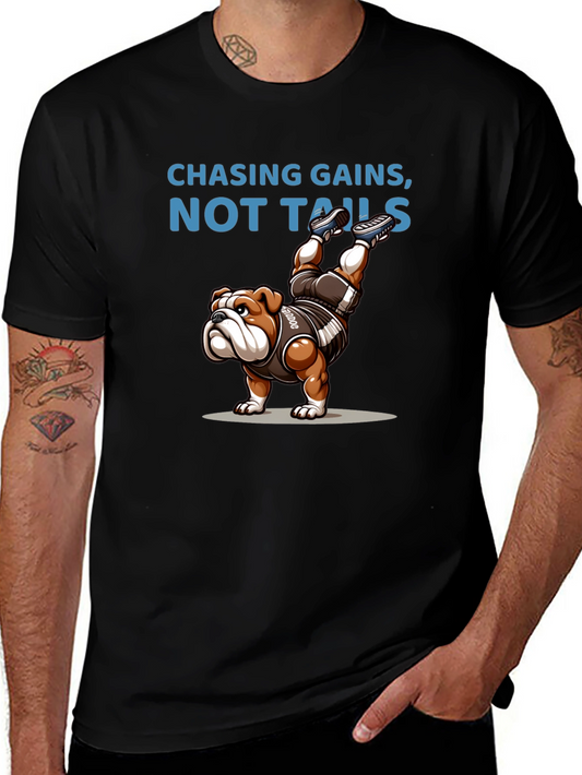 Chasing Gains Bulldog Graphic Tee