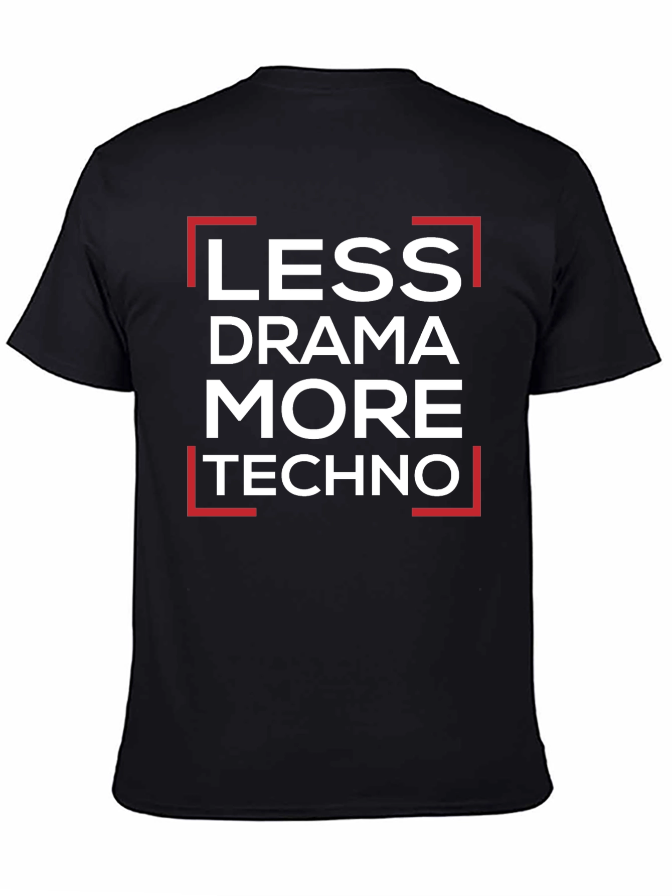 Less Drama More Techno Graphic Tee