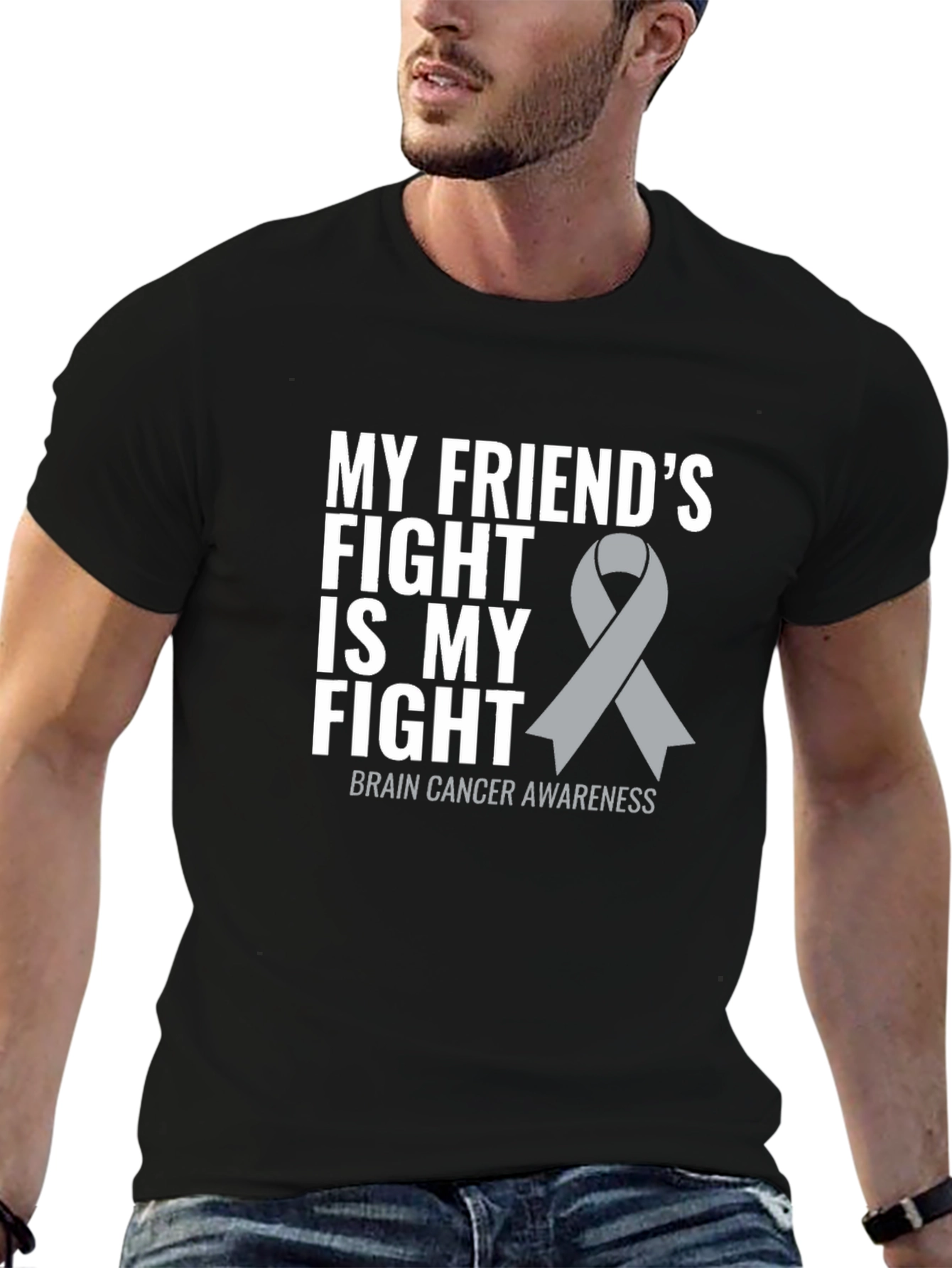 Brain Cancer Awareness T-Shirt: My Friends Fight