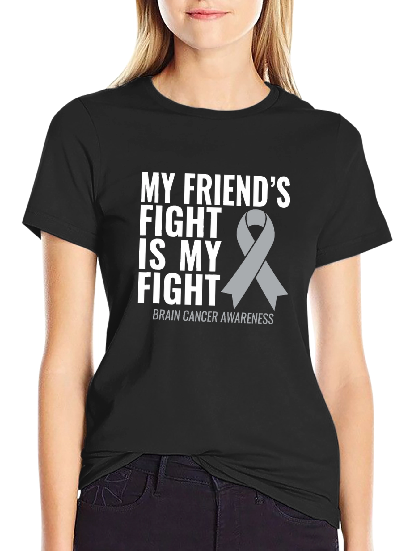 Brain Cancer Awareness T-Shirt: My Friends Fight