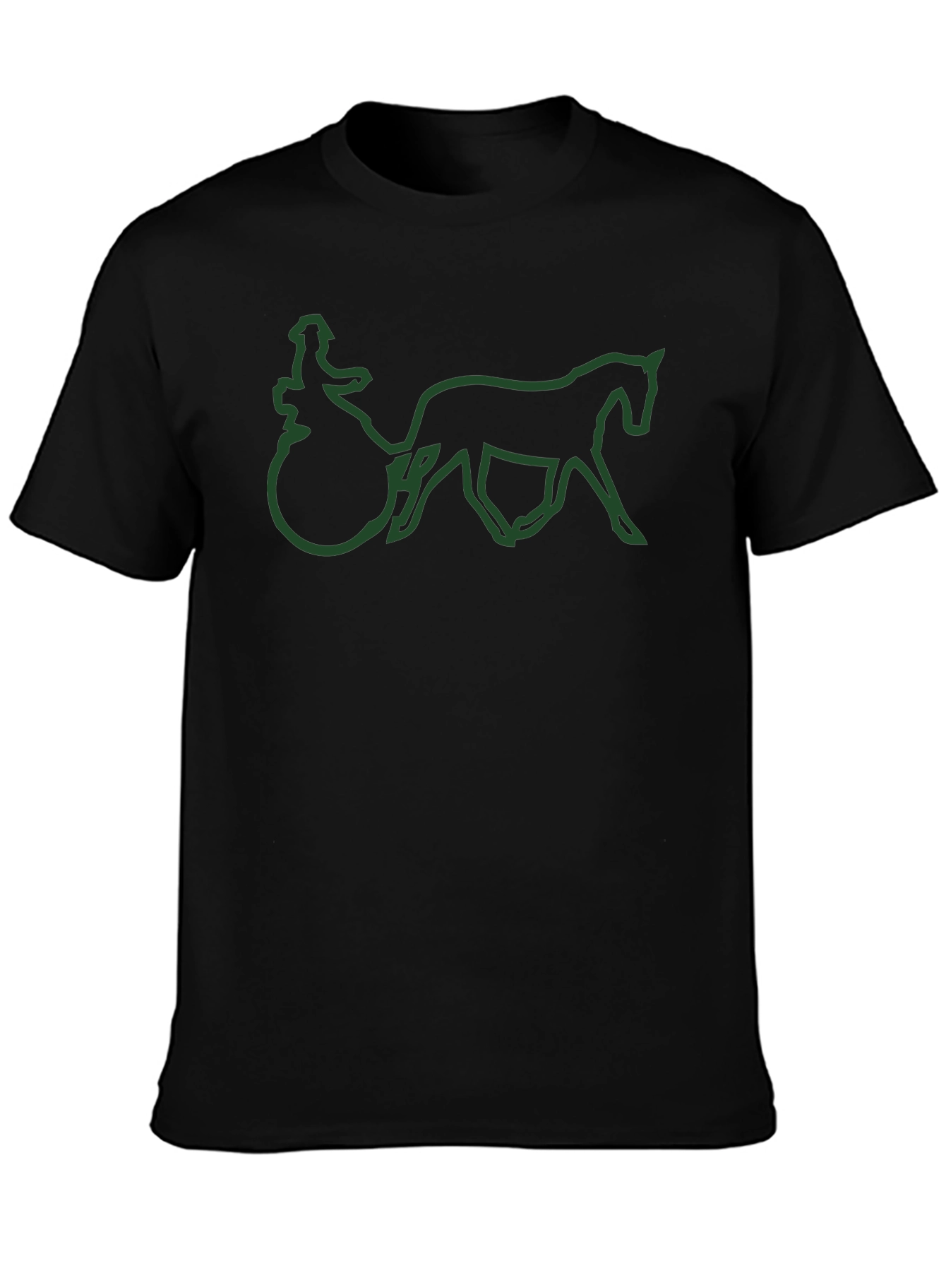 Horse Drawn Carriage Outline T-Shirt