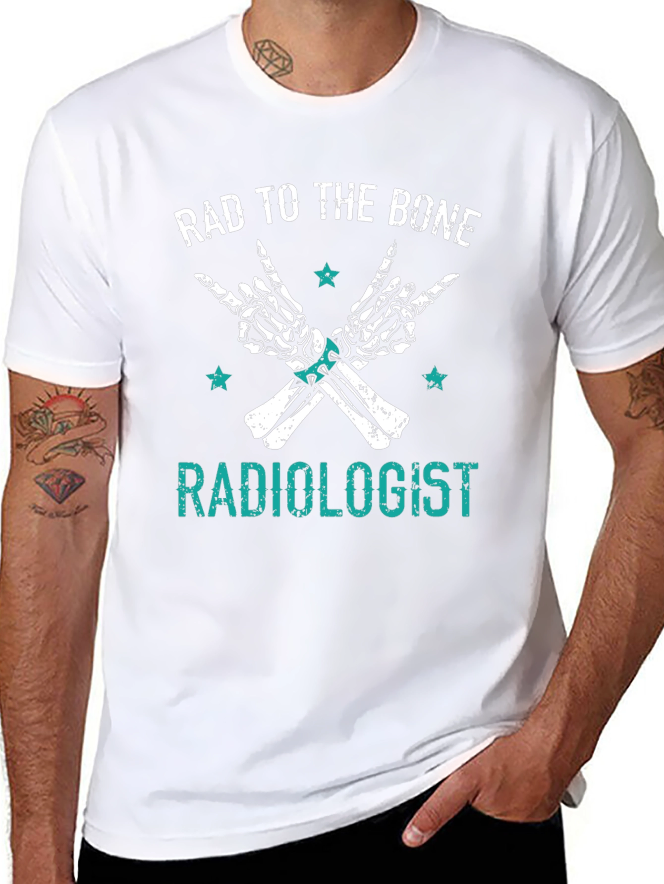 Rad to the Bone Radiologist Graphic Tee