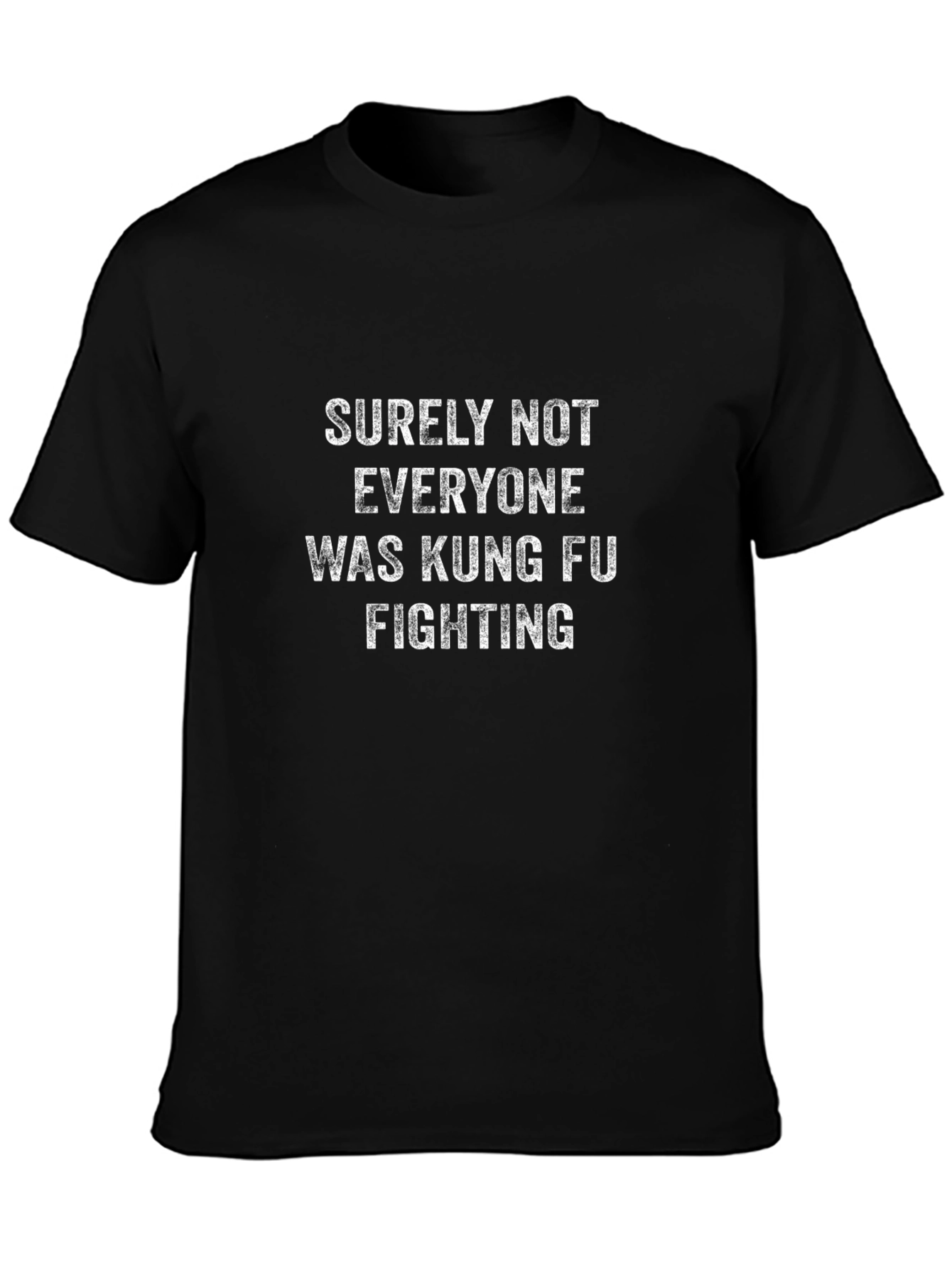 Kung Fu Fighting Graphic T-Shirt - Novelty Tee