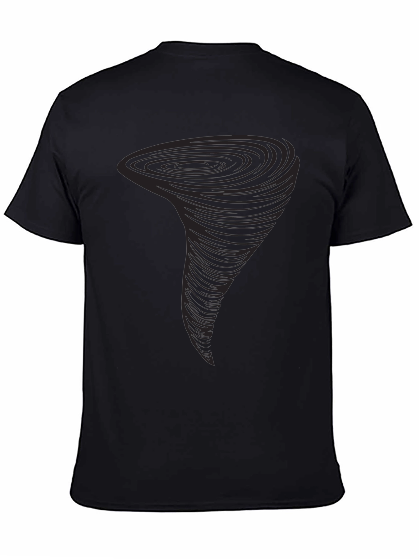Tornado Graphic Black T-Shirt