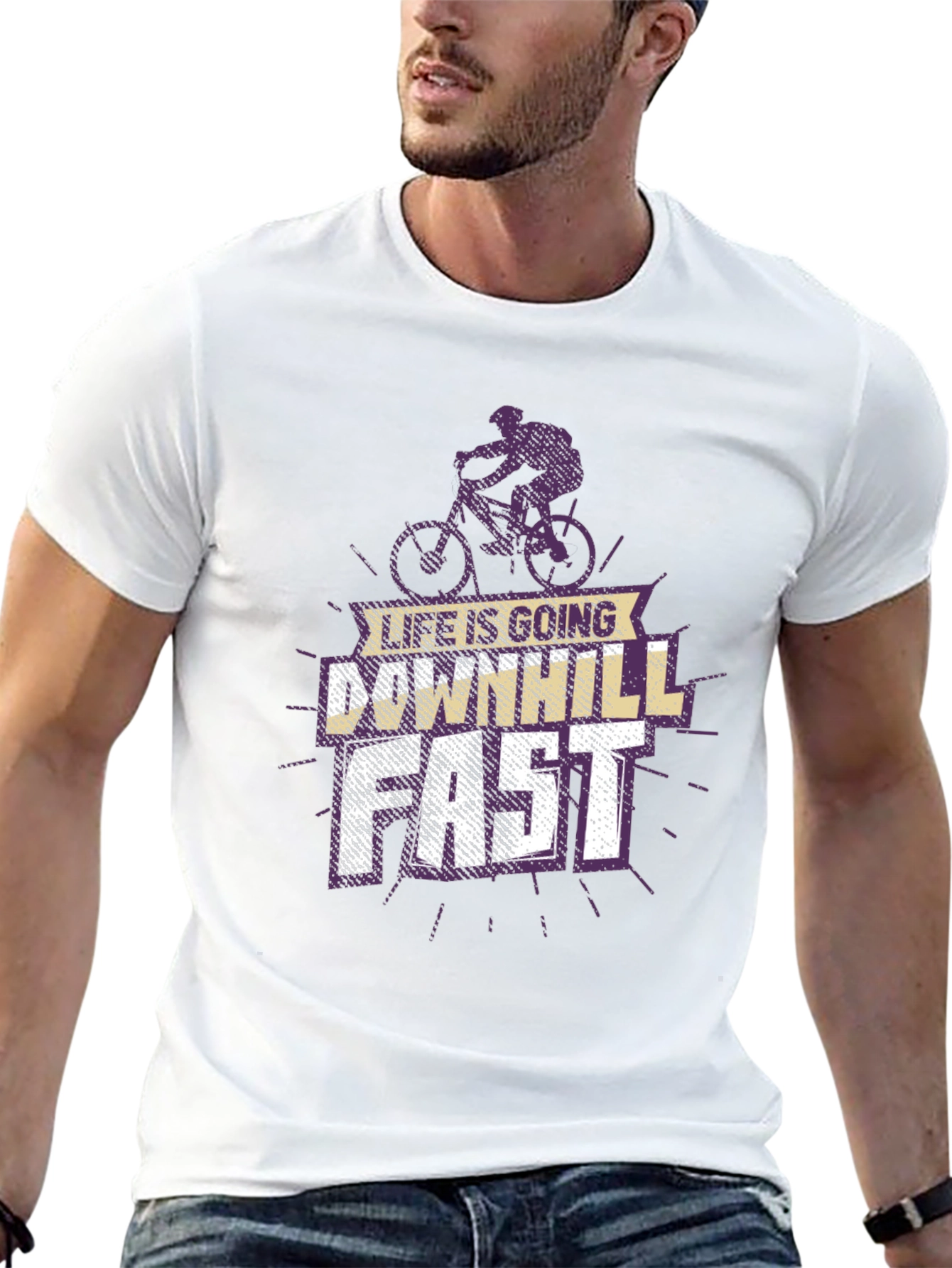 Life is Going Downhill Fast Graphic Tee