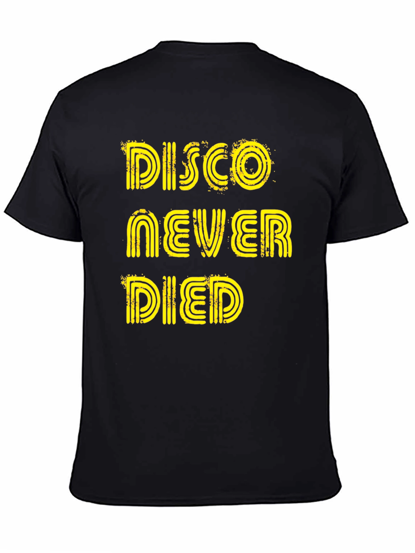 Disco Never Died Graphic Tee - Black