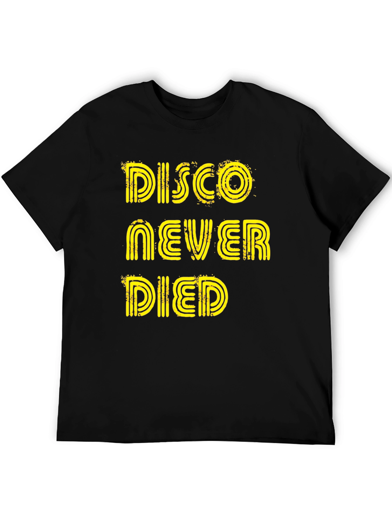 Disco Never Died Graphic Tee - Black
